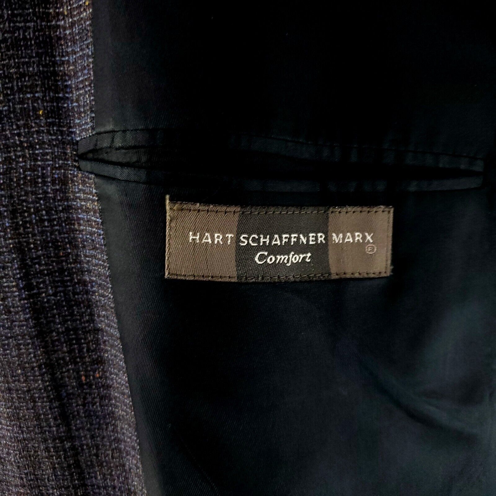 Hart Schaffner Marx Hart Schaffner Marx Nordstrom Comfort Wool 3 Button Sport Co Size 46L - 7 Thumbnail