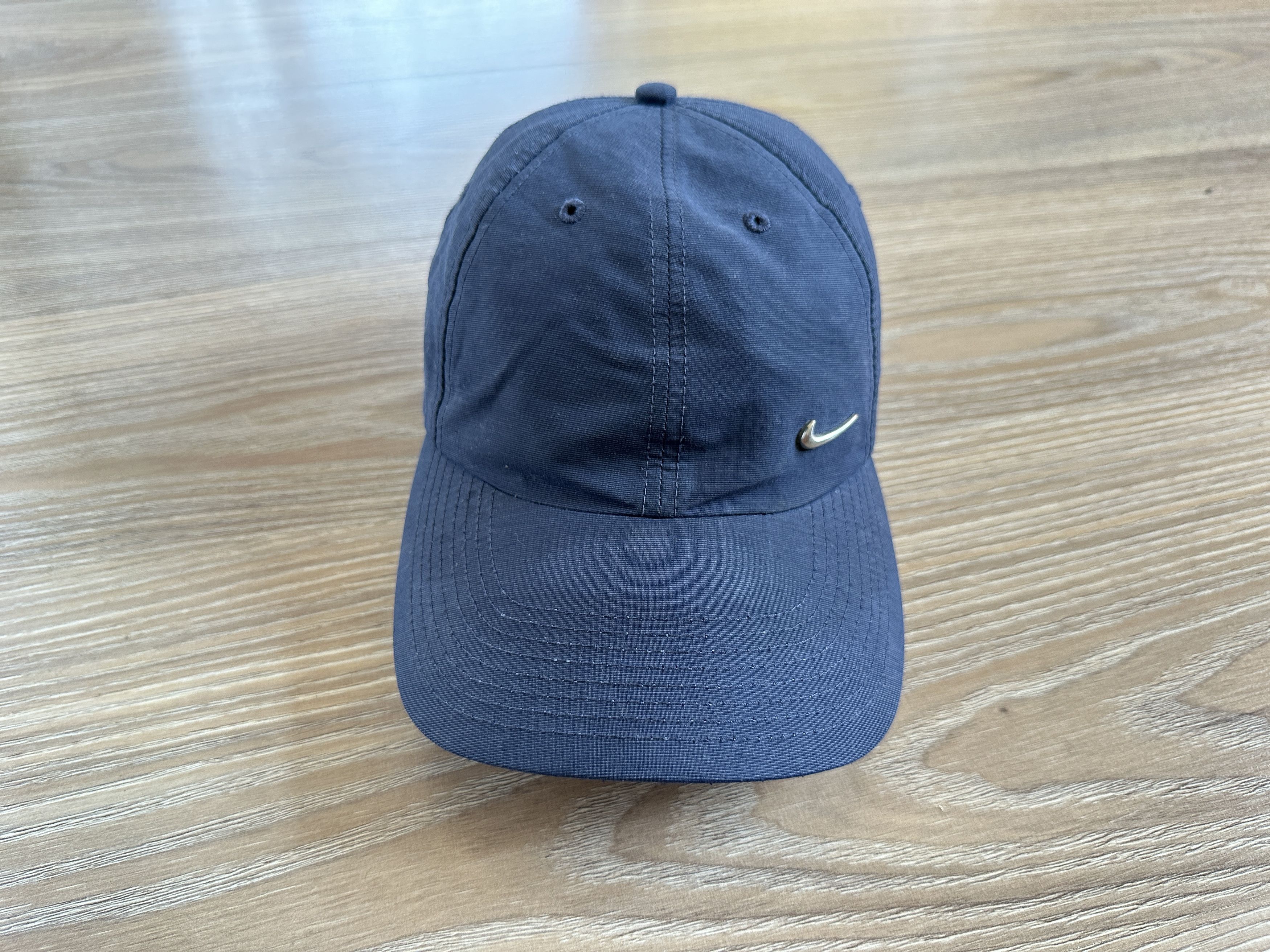 Nike × Vintage Nike Vintage Cap Metal Swoosh Size ONE SIZE - 2 Thumbnail