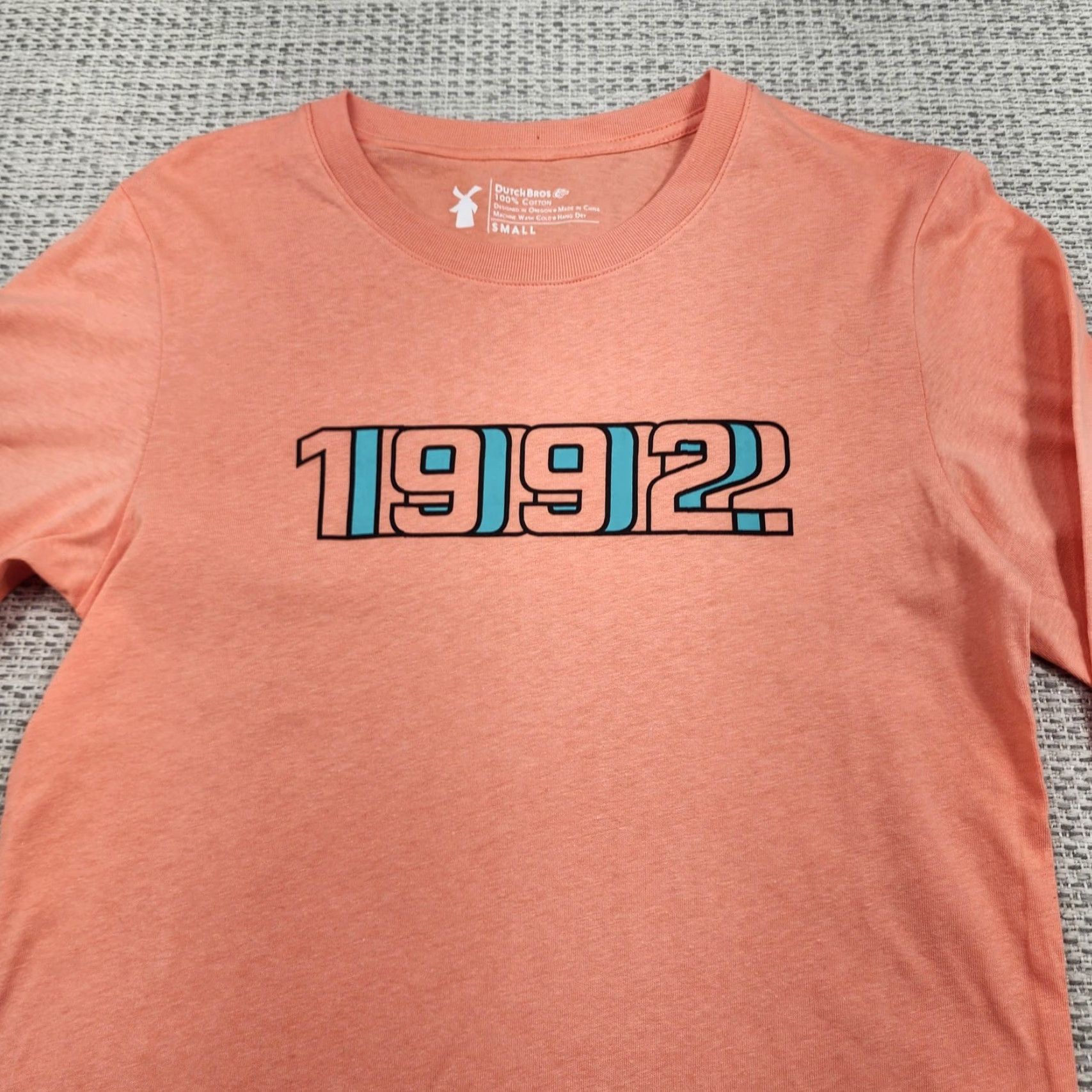 Logo 7 Dutch Bros Coffee Shirt Mens Small Coral 1992 Graphic Long Sleeve Tee Logo NWOT Size US S / EU 44-46 / 1 - 4 Thumbnail