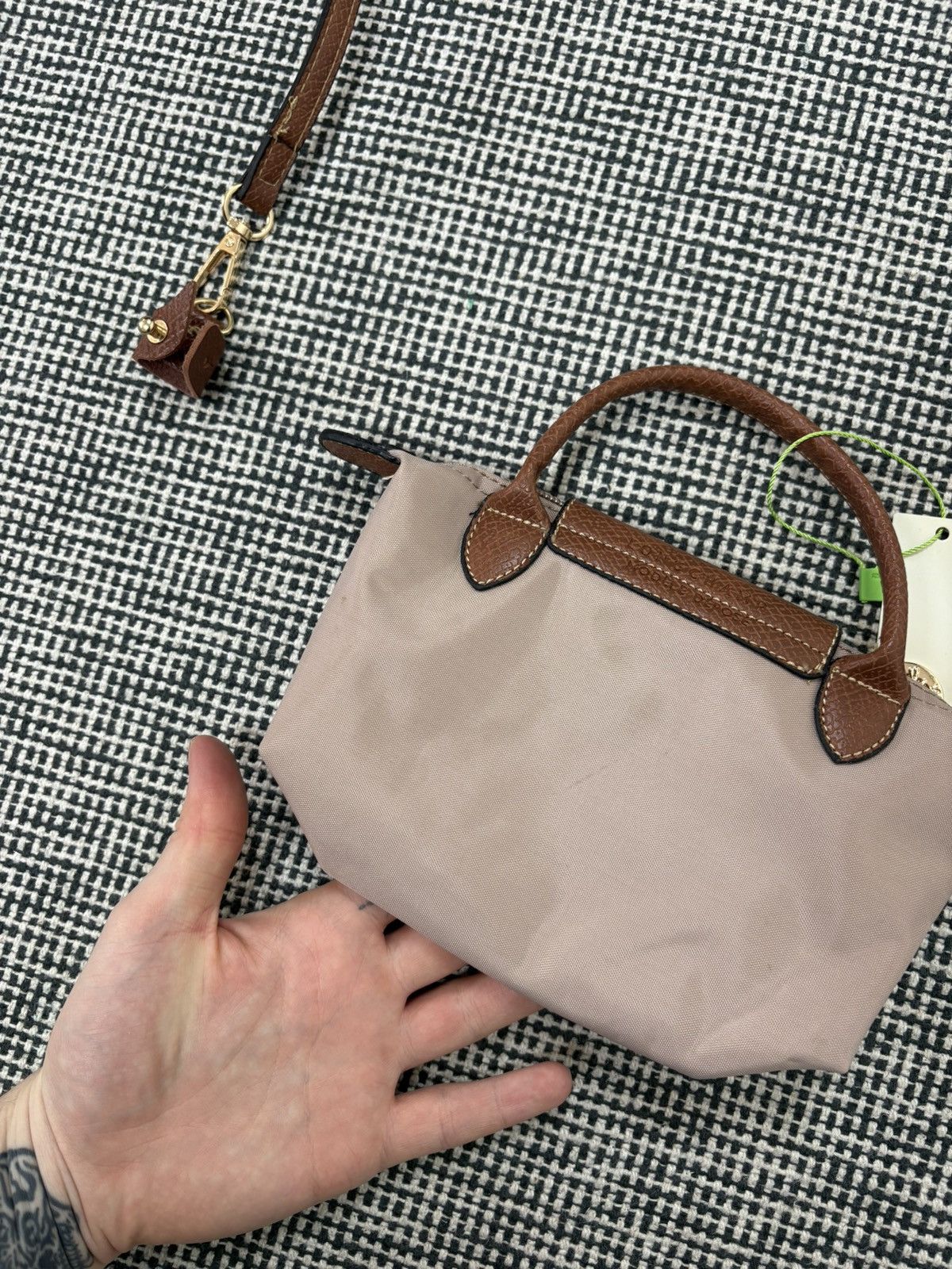 Longchamp Longchamp mini clutch bag pouch + strap luxury hype Size ONE SIZE - 4 Thumbnail