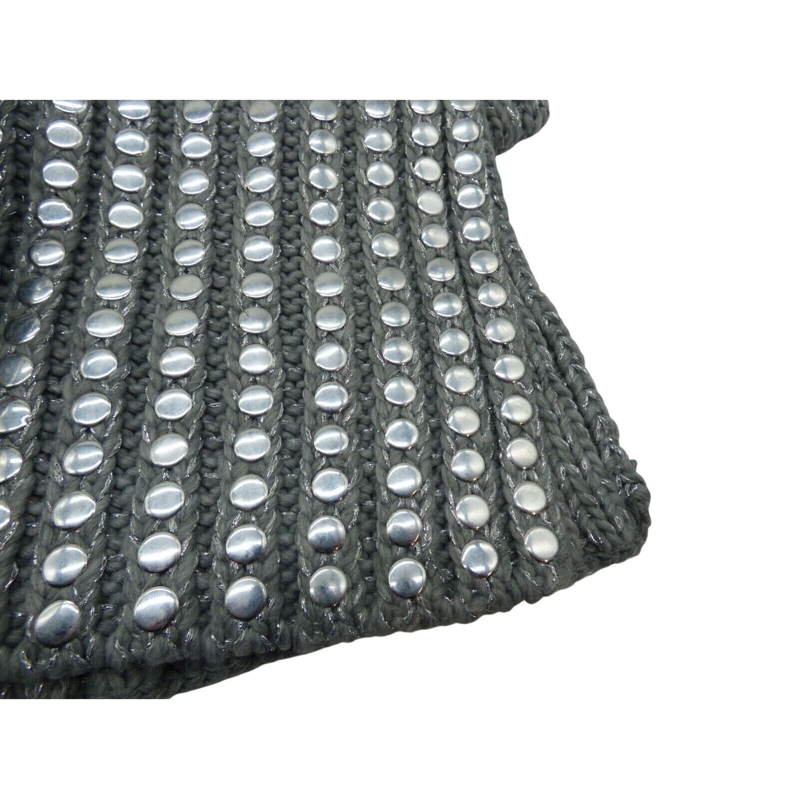 DKNY $98.00 DKNY Flat-Stud Metallic Rib-Knit Scarf and Beanie Com Size ONE SIZE - 9 Thumbnail