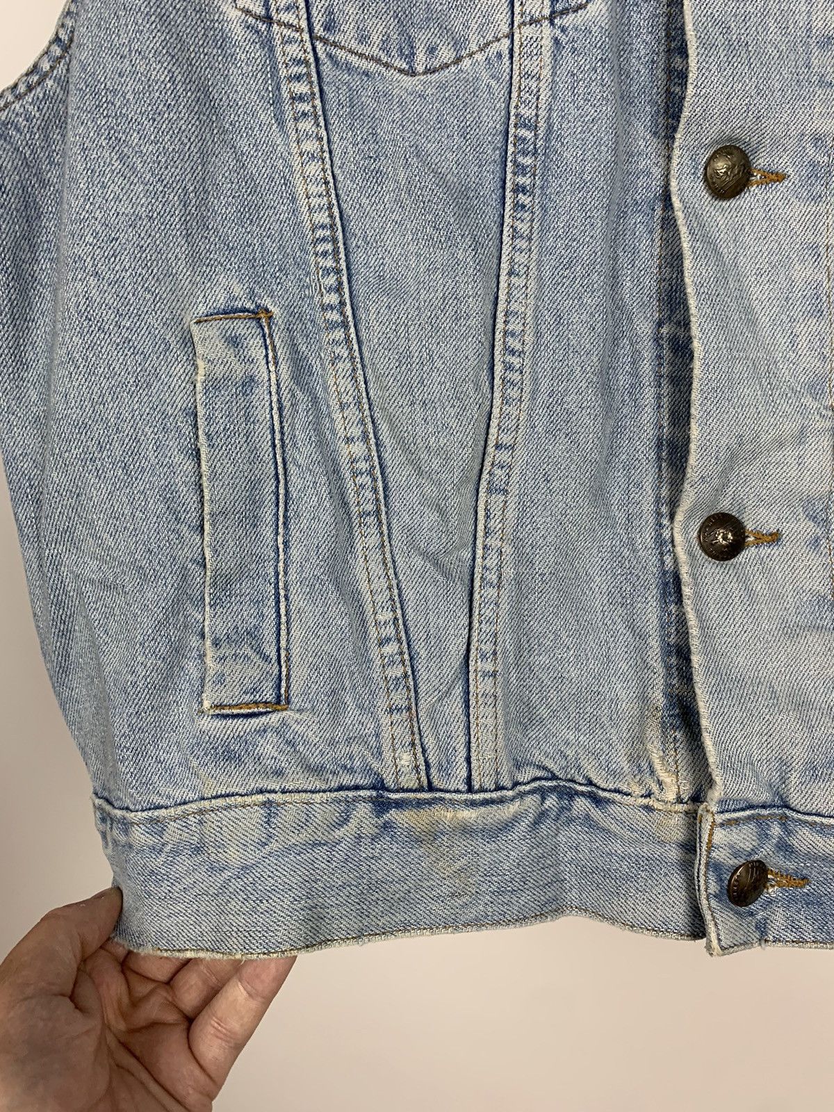 Katharine Hamnett London Vintage Y2K Katharine Hammett Denim Trucker Jacket Size M Size US M / EU 48-50 / 2 - 10 Thumbnail