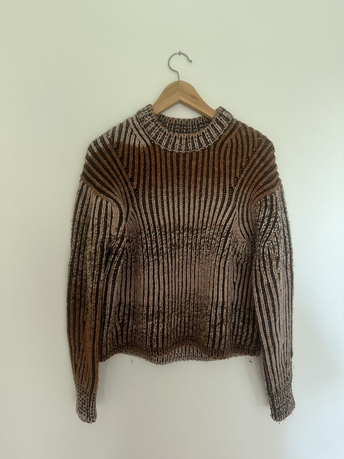 Acne Studios Rare grail 🔥 Zora Acne Studios knit sweater gradient brown Size US S / EU 44-46 / 1 - 2 Thumbnail