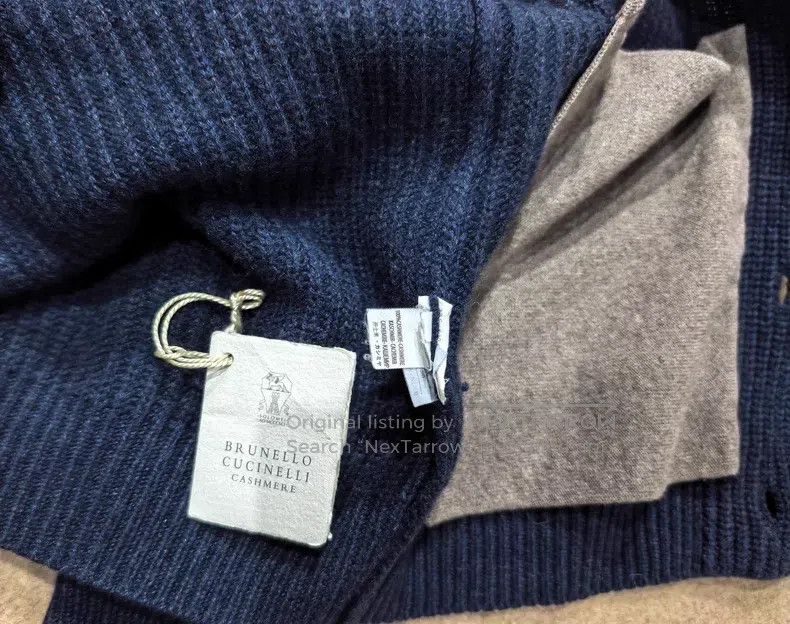 Brunello Cucinelli Brunello Cucinelli Cashmere cardigan Size US L / EU 52-54 / 3 - 3 Thumbnail