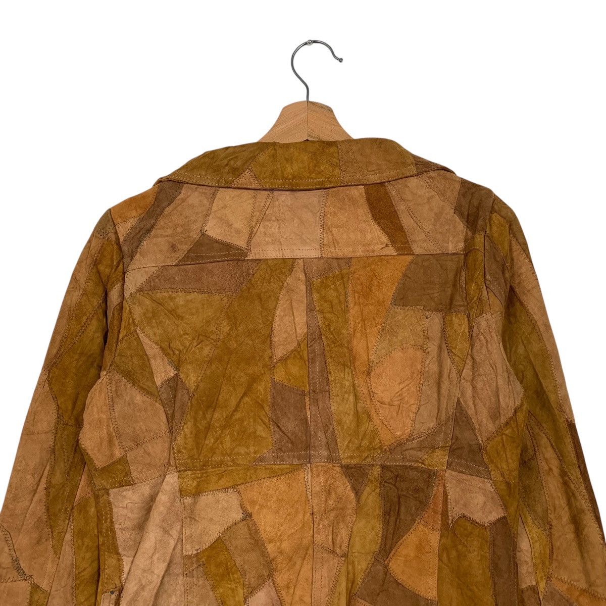 Japanese Brand Another Important Culture Geometric Design Leather Jacket Size M / US 6-8 / IT 42-44 - 8 Thumbnail