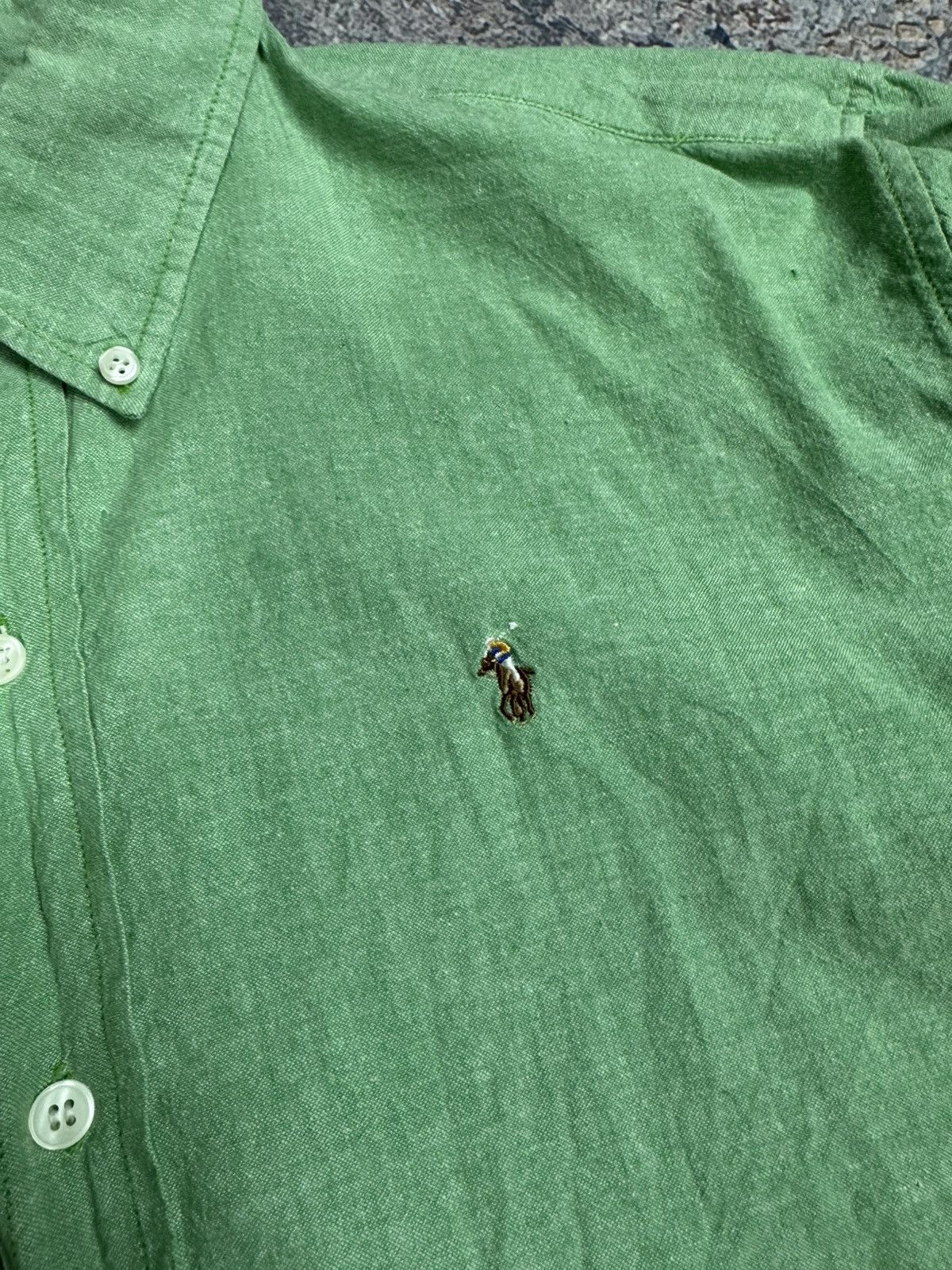 Polo Ralph Lauren VNTG Y2K Polo Ralph Lauren Shirt flannel RARE long SLEEVE Size US L / EU 52-54 / 3 - 8 Thumbnail