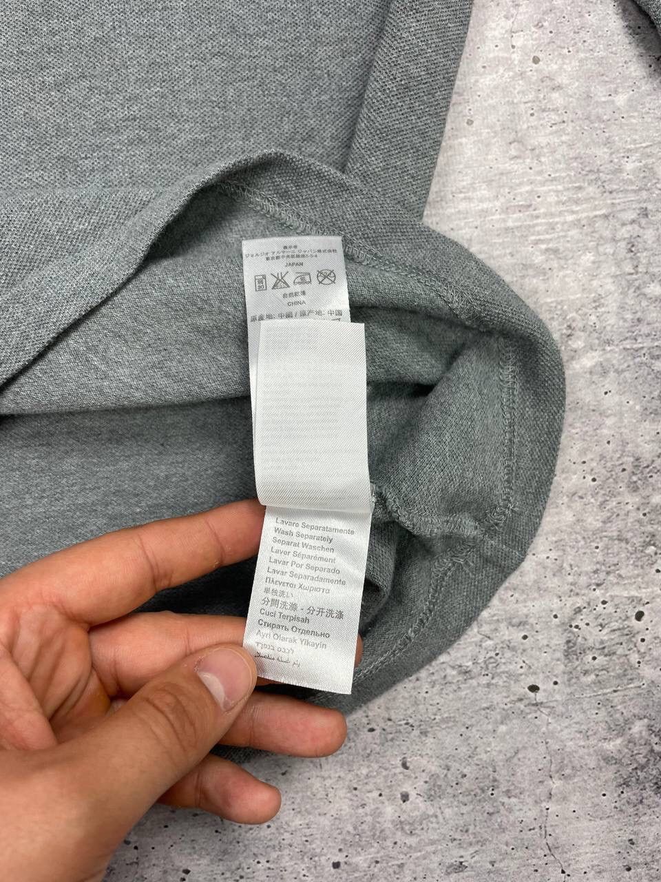 Armani × Emporio Armani Vintage Emporio Armani EA7 Y2K Style Grey Polo Longsleeve Size US L / EU 52-54 / 3 - 12 Thumbnail