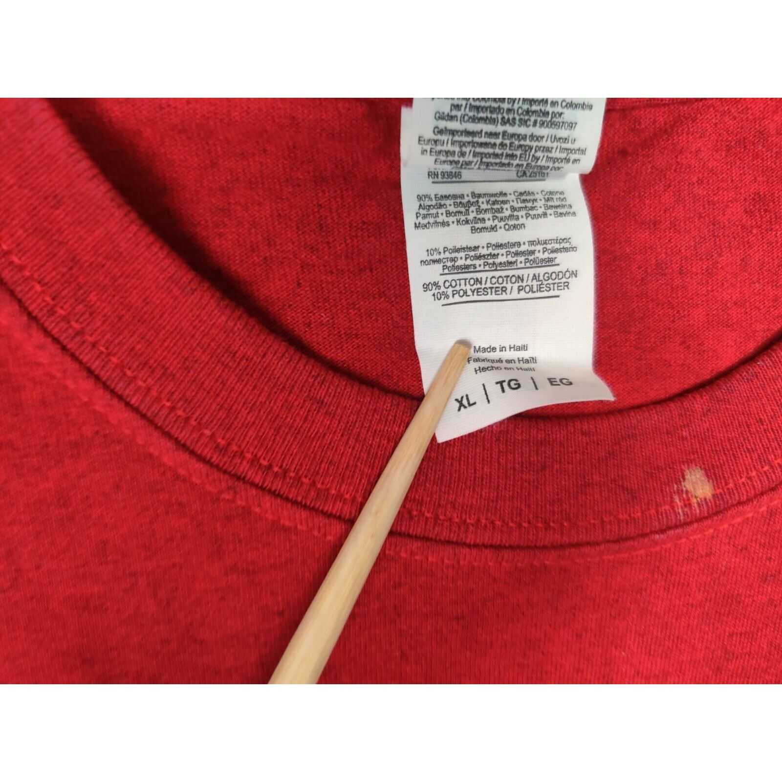 Gildan Les Blancs Shirt Adult Men Red XL The White Play by American Size US XL / EU 56 / 4 - 5 Thumbnail