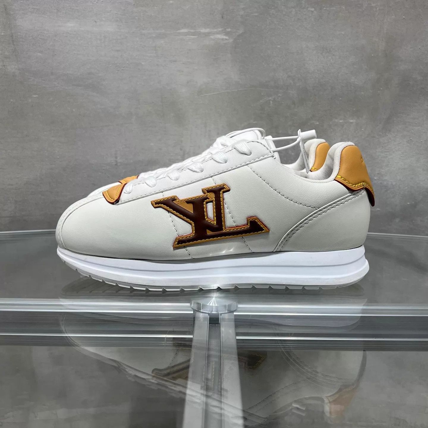 Louis Vuitton LV x Nigo BUTTERSOFT FW25 White Gump Sneaker UK6.5 (40.5) Size US 7.5 / EU 40-41 - 3 Thumbnail