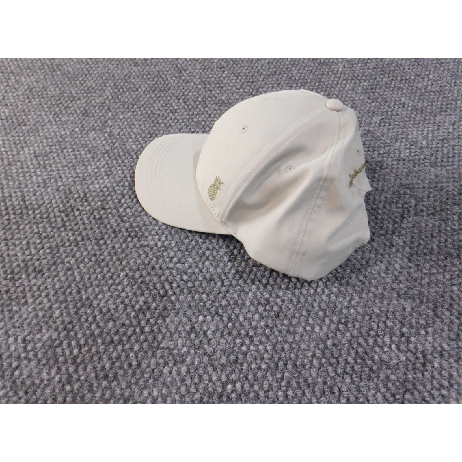 Tommy Bahama Tommy Bahama Cap Baseball Hat Men Strapback Gray Pineapple Logo One Size Adjustable Canvas Cotton Polyester Casual Men Size ONE SIZE - 3 Thumbnail