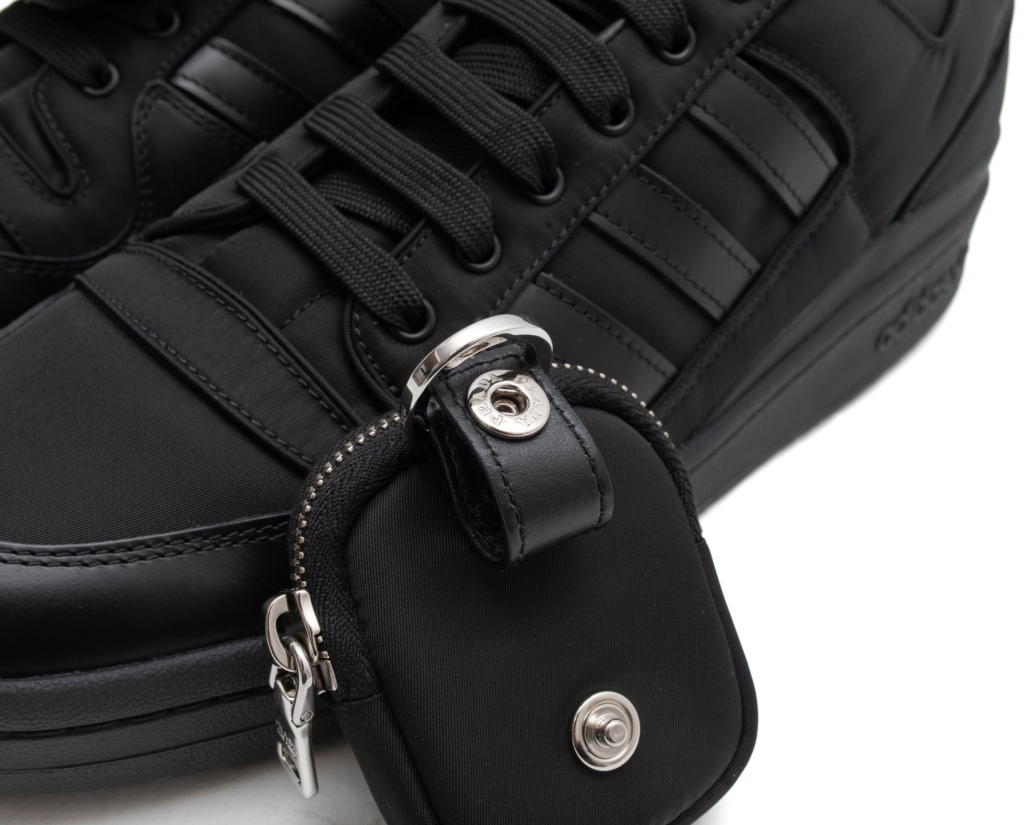 Adidas × Prada ADIDAS X PRADA RE-Nylon Forum Low Black Sneakers Size US 5.5 / IT 35.5 - 11 Thumbnail