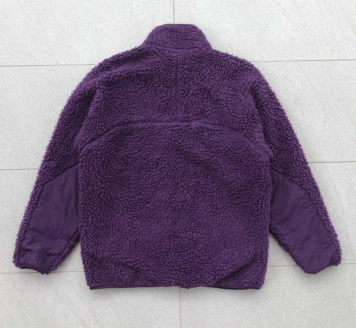 Japanese Brand First Down USA Pile Sherpa Purple Jacket Size US L / EU 52-54 / 3 - 9 Thumbnail