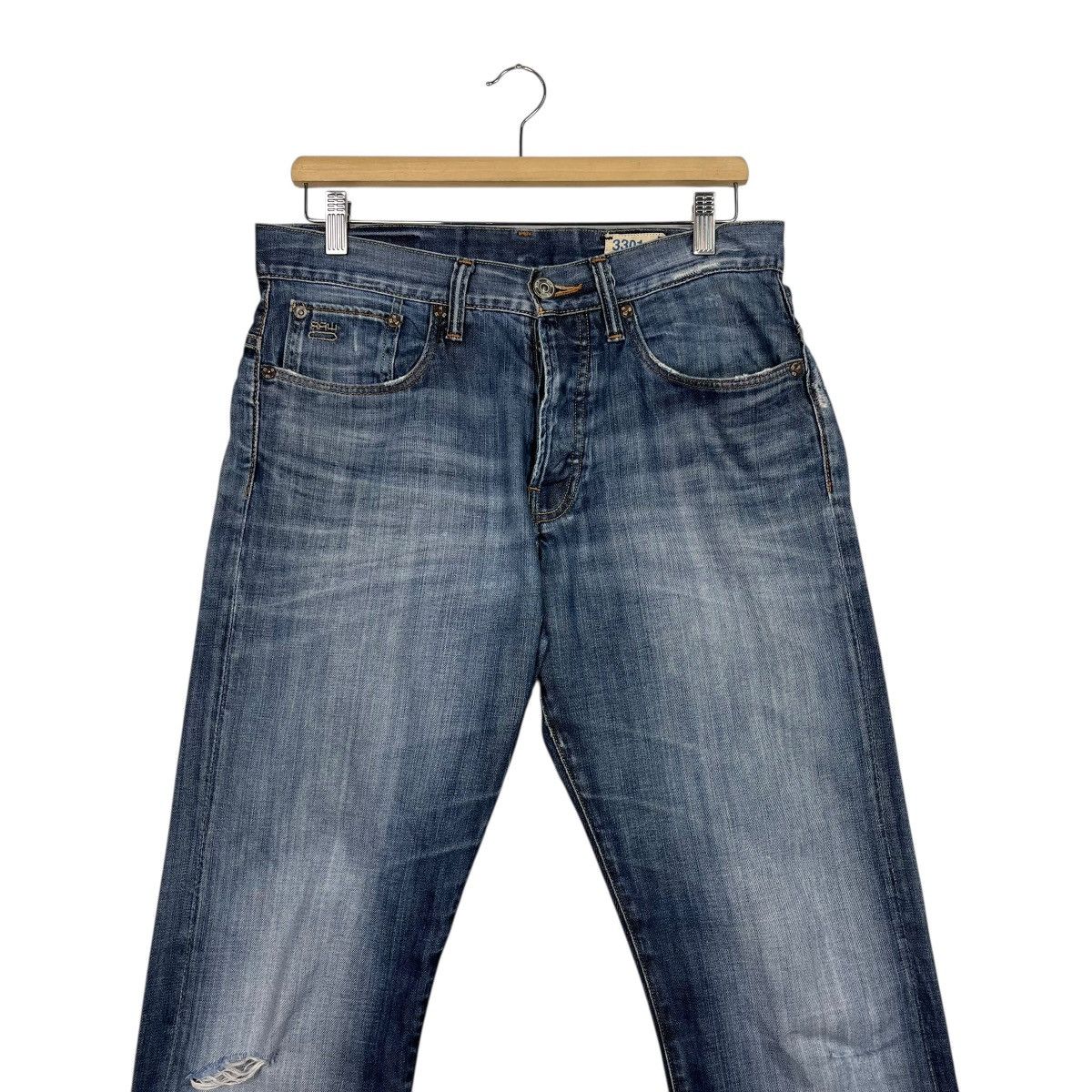 G-Star Vintage G Star Raw Denim Jeans Size US 32 / EU 48 - 3 Thumbnail
