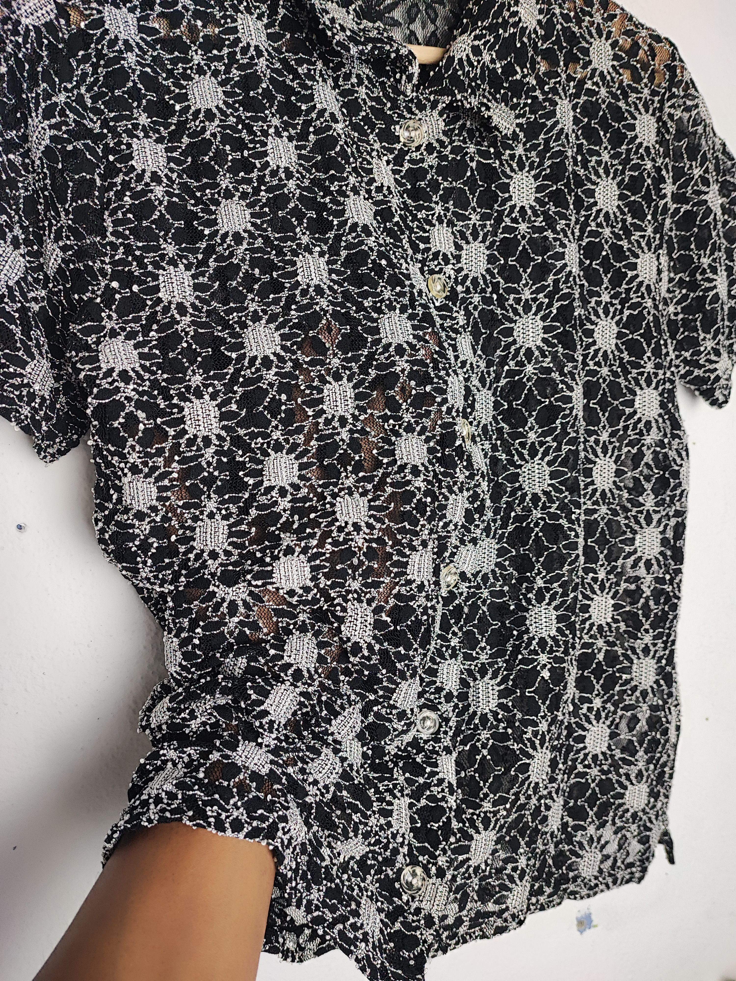 Hysteric Glamour Vintage 90's Bashecing Japanese Brand Mesh Tanktop Size M / US 6-8 / IT 42-44 - 3 Thumbnail