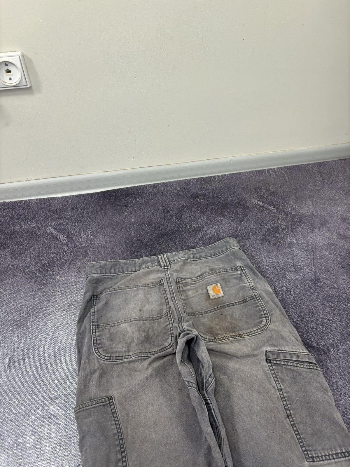 Carhartt Vintage Carhartt Double Knee Distressed Utility Work Pants Size US 31 - 6 Thumbnail