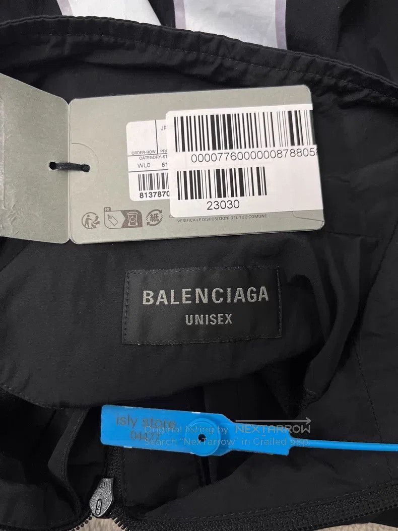 Balenciaga Balenciaga Letter Printed Zip-Up Long Sleeve Jacket Size US XS / EU 42 / 0 - 5 Thumbnail