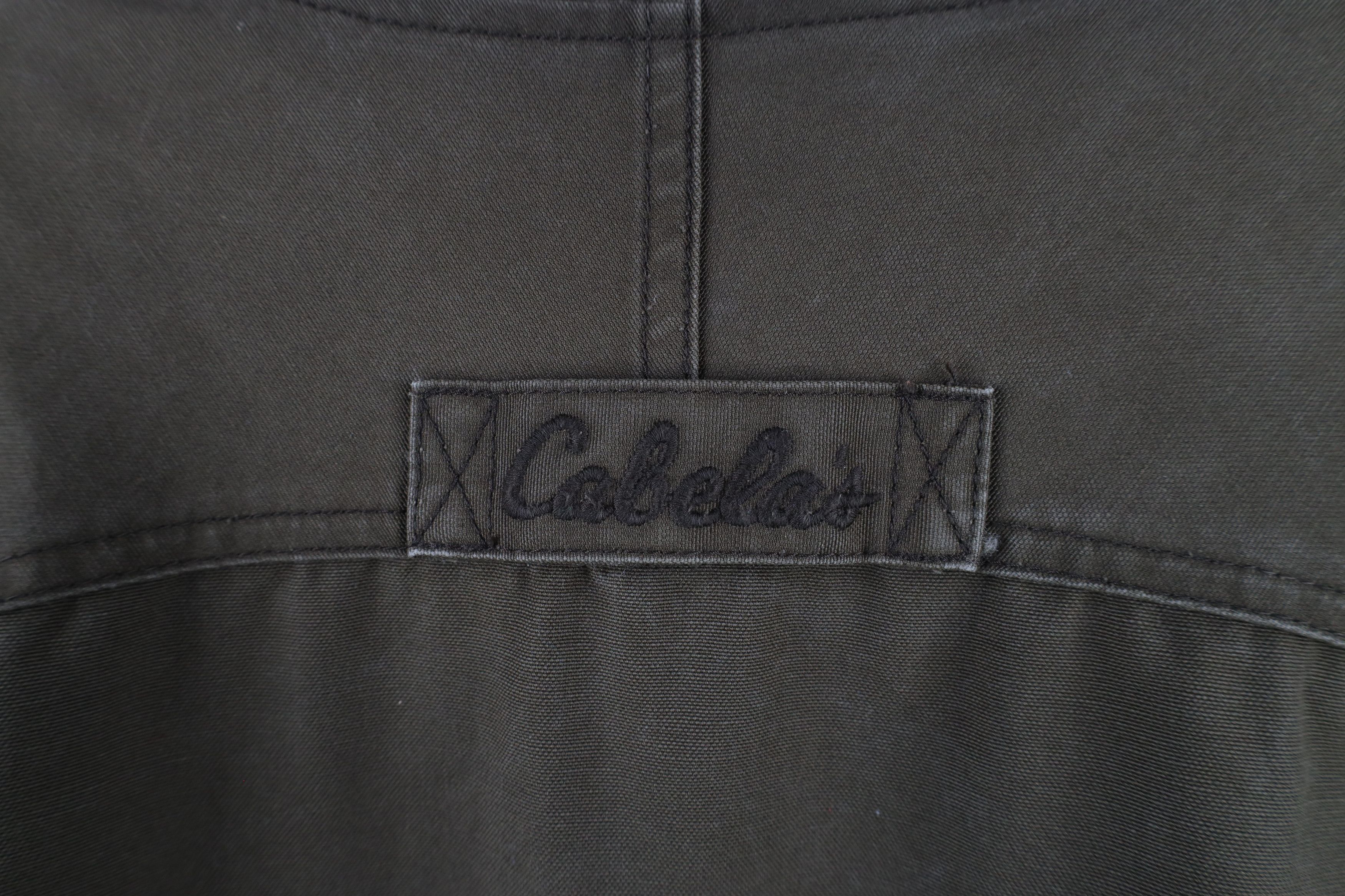 Cabelas × Vintage Vintage 90s Cabelas Lined Heavy Canvas Duster Jacket Green Size XL / US 12-14 / IT 48-50 - 11 Thumbnail