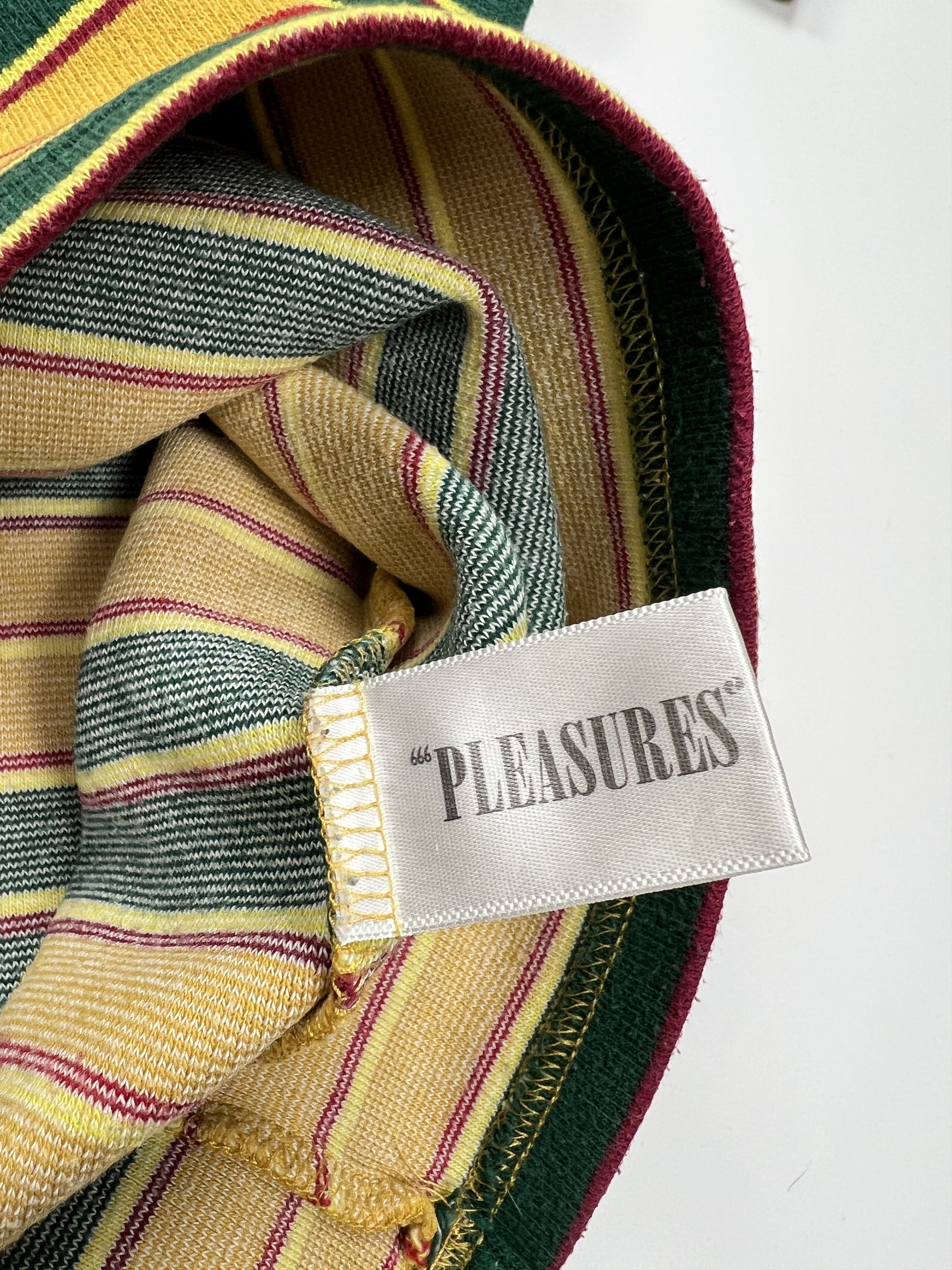 Pleasures Pleasures Now Neavy Cotton T-Shirt Striped Pocket Logo Size US L / EU 52-54 / 3 - 6 Thumbnail