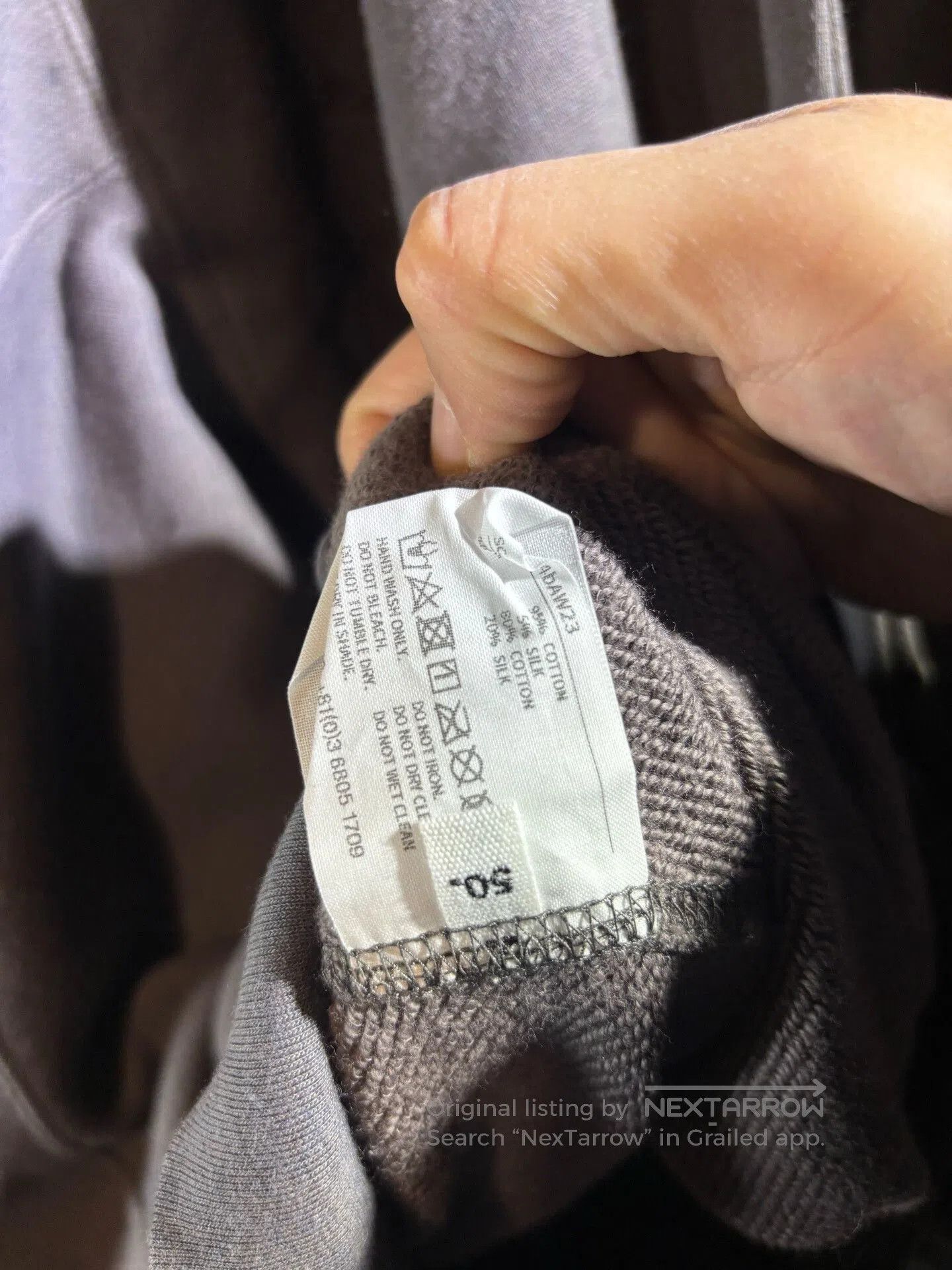 Takahiromiyashita The Soloist. The Soloist Silk Blend Special Cut Sweatshirt. Size US M / EU 48-50 / 2 - 8 Thumbnail