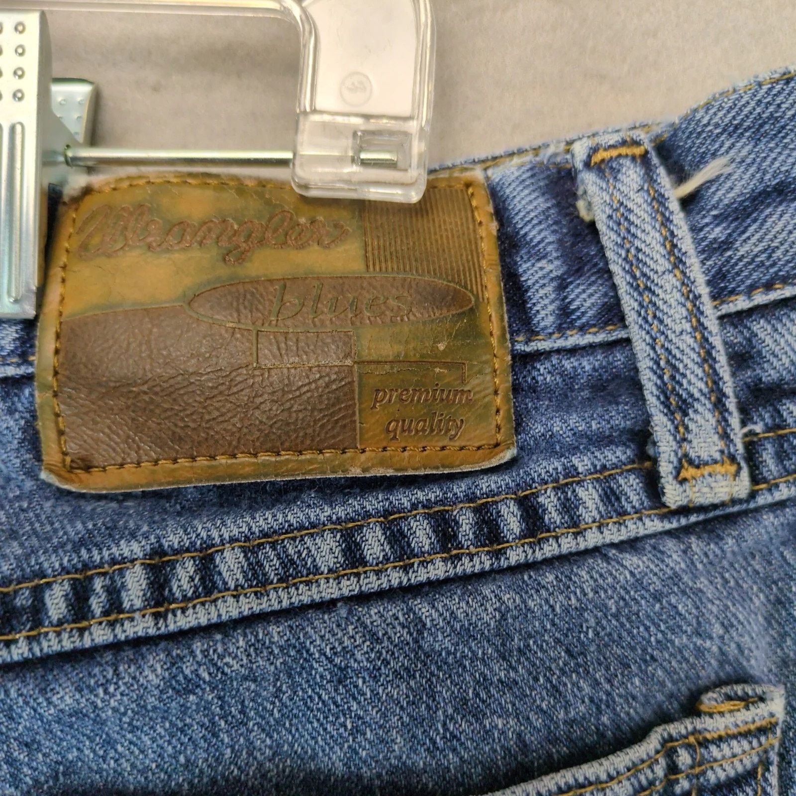 Wrangler Vtg 80s-90s Wrangler Blues Jeans Men's 32x31 100% Cotton Size US 32 / EU 48 - 3 Thumbnail