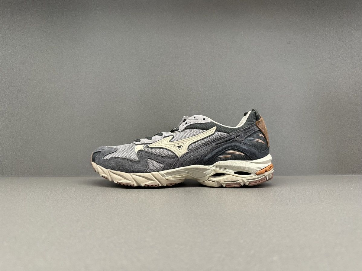 Mizuno Mizuno Wave Rider 10 Opal Grey Pumpkin Spice Size US 11.5 / EU 44-45 - 5 Thumbnail