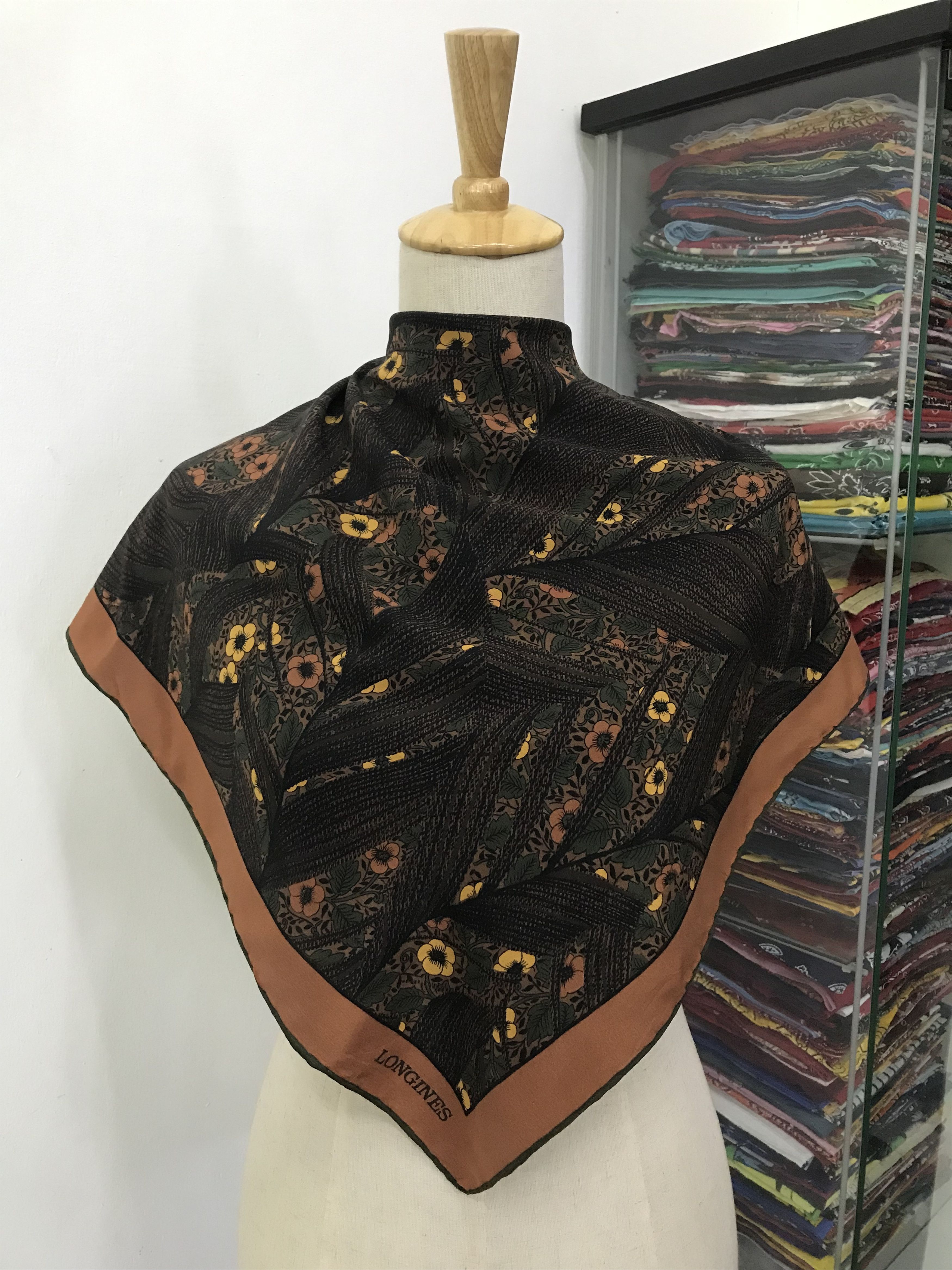 Vintage Longines Silk Scarf