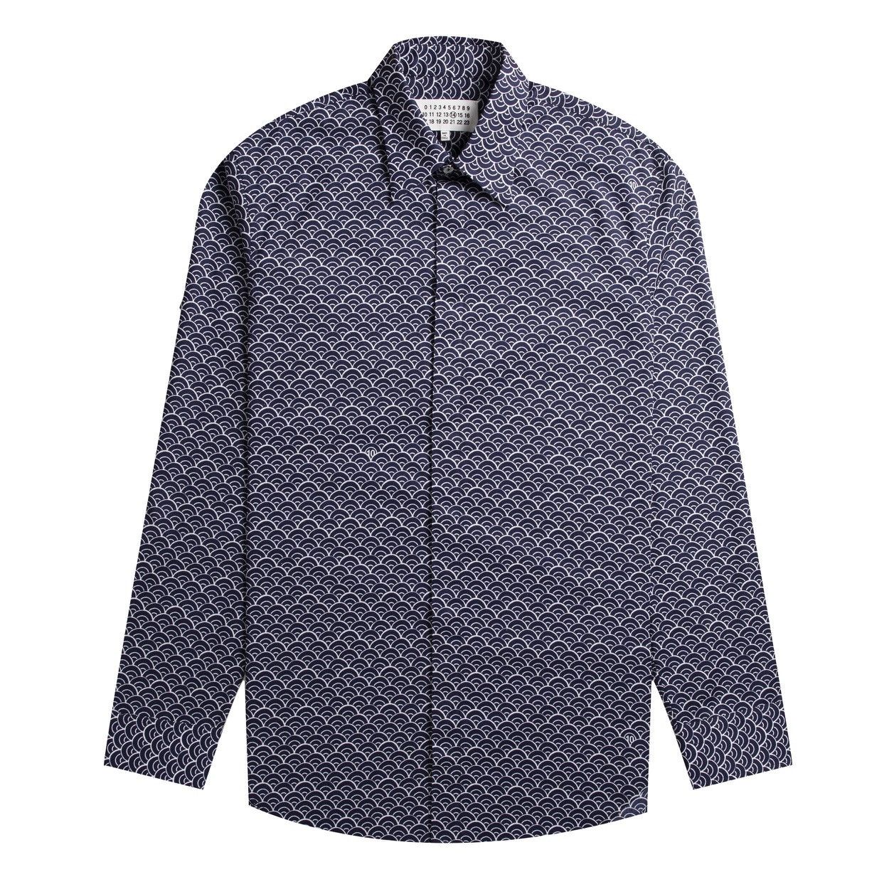 Maison Margiela Maison Martin Margiela Cotton Navy Shirt Size:40 Size US M / EU 48-50 / 2 - 1 Thumbnail