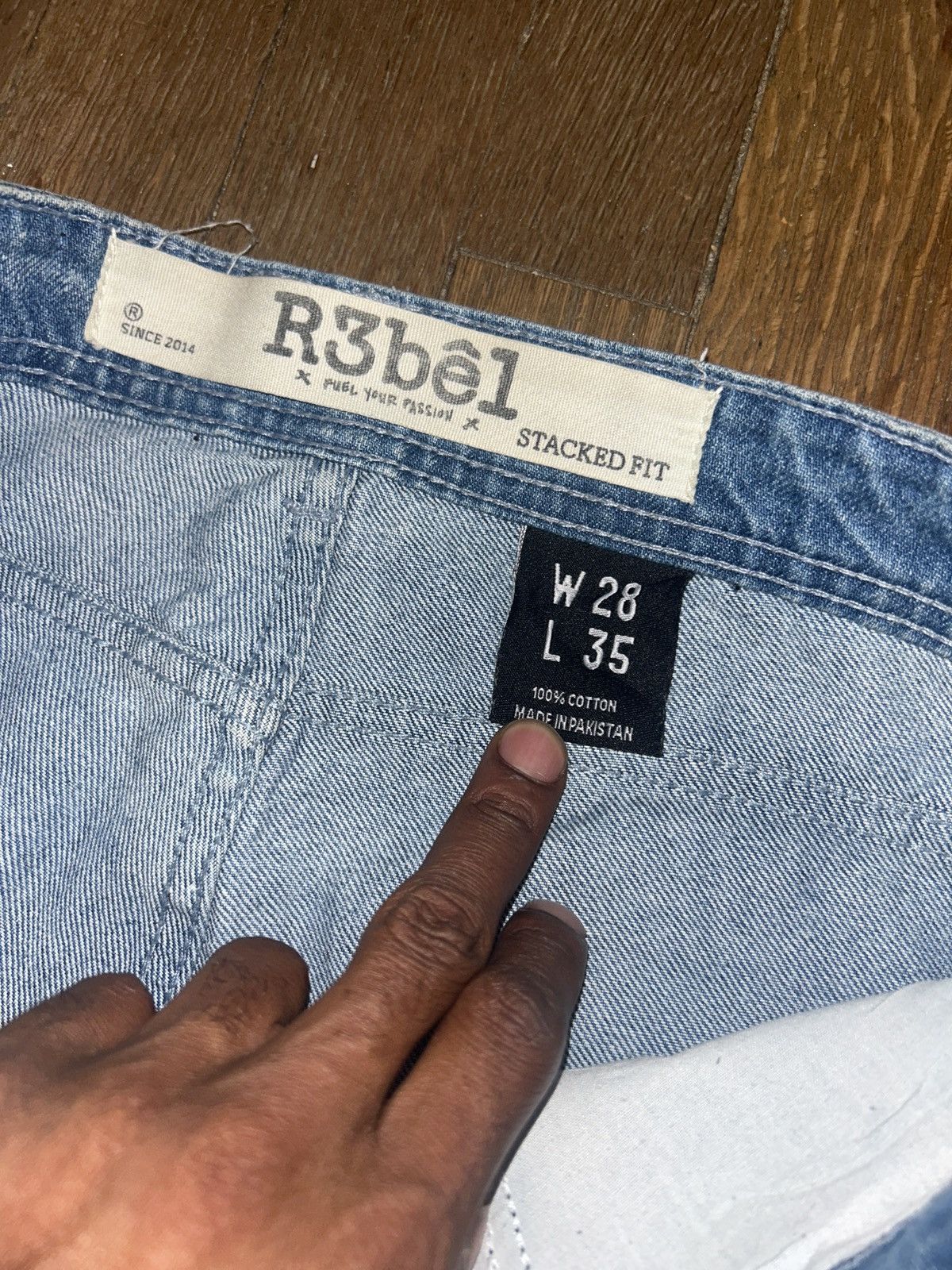 Other R3bél stacked skinny jeans 28/35 Size US 28 / EU 44 - 4 Thumbnail