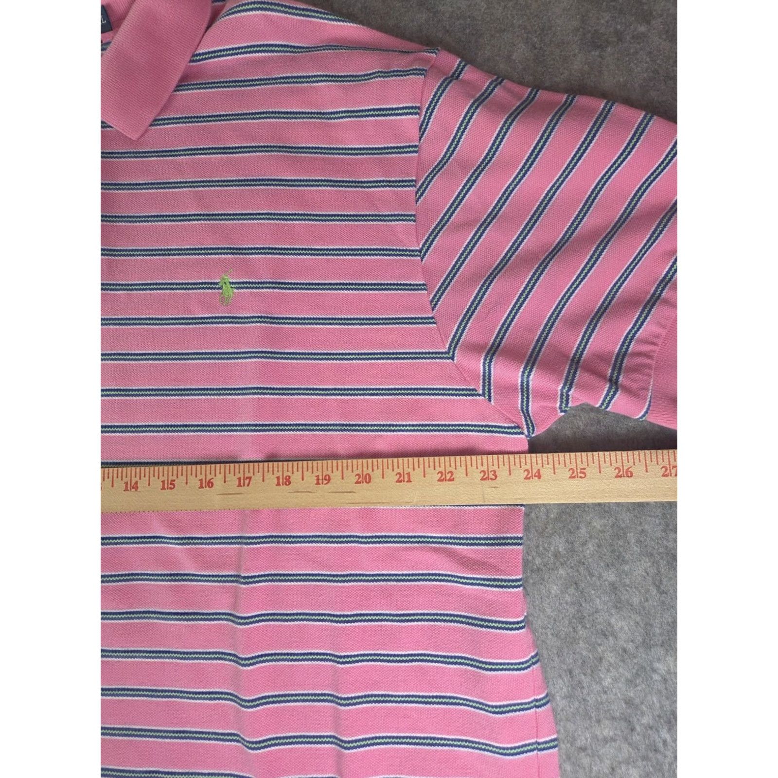 Ralph Lauren VINTAGE Polo Ralph Lauren Shirt Mens XL Pink Striped Pony Golf Casual Preppy Size US XL / EU 56 / 4 - 7 Thumbnail