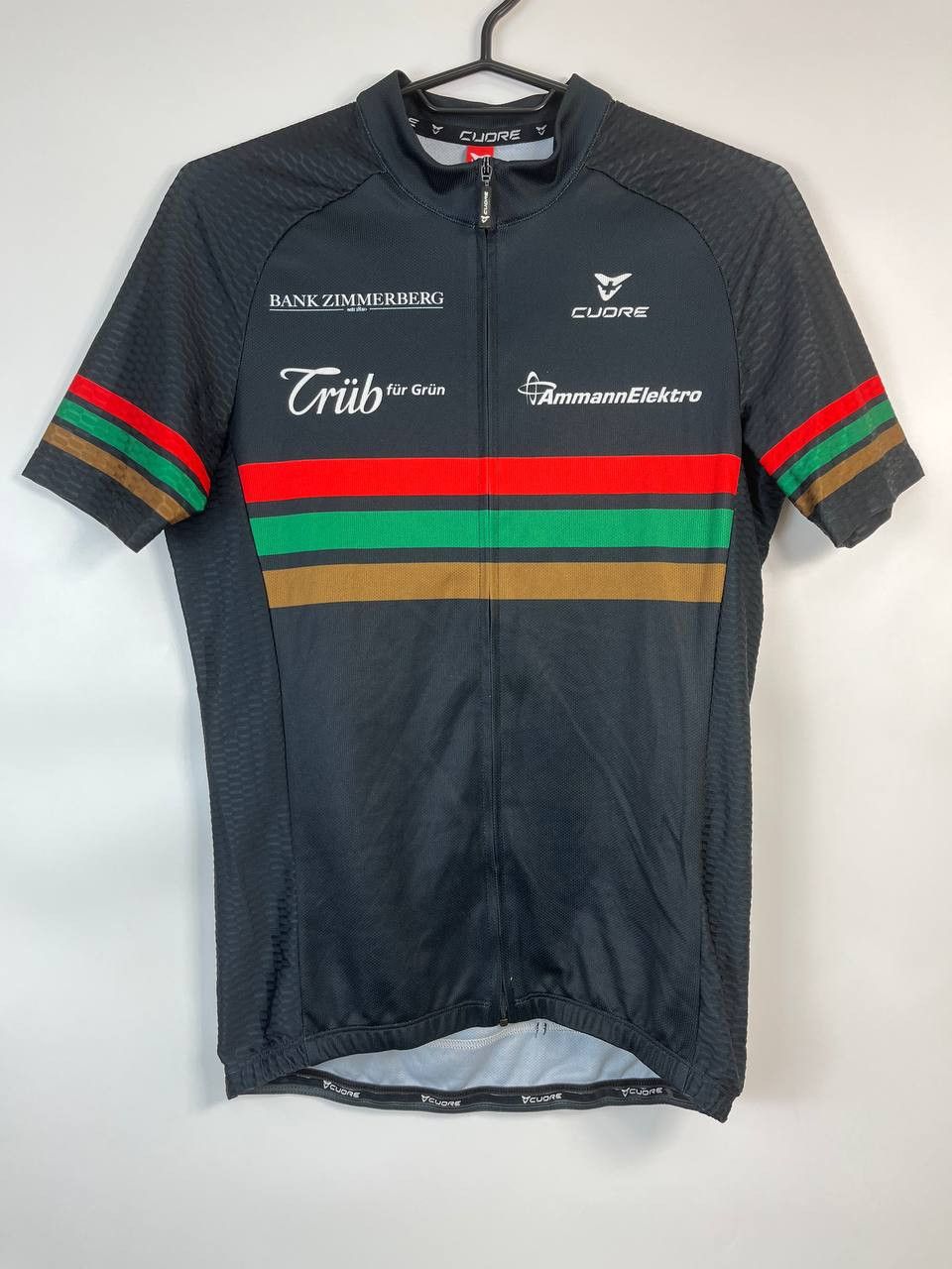 Gear for Sports CUORE CYCLING JERSEY SHIRT SWISS TEAM BLACK SIZE S Size US S / EU 44-46 / 1 - 1 Thumbnail