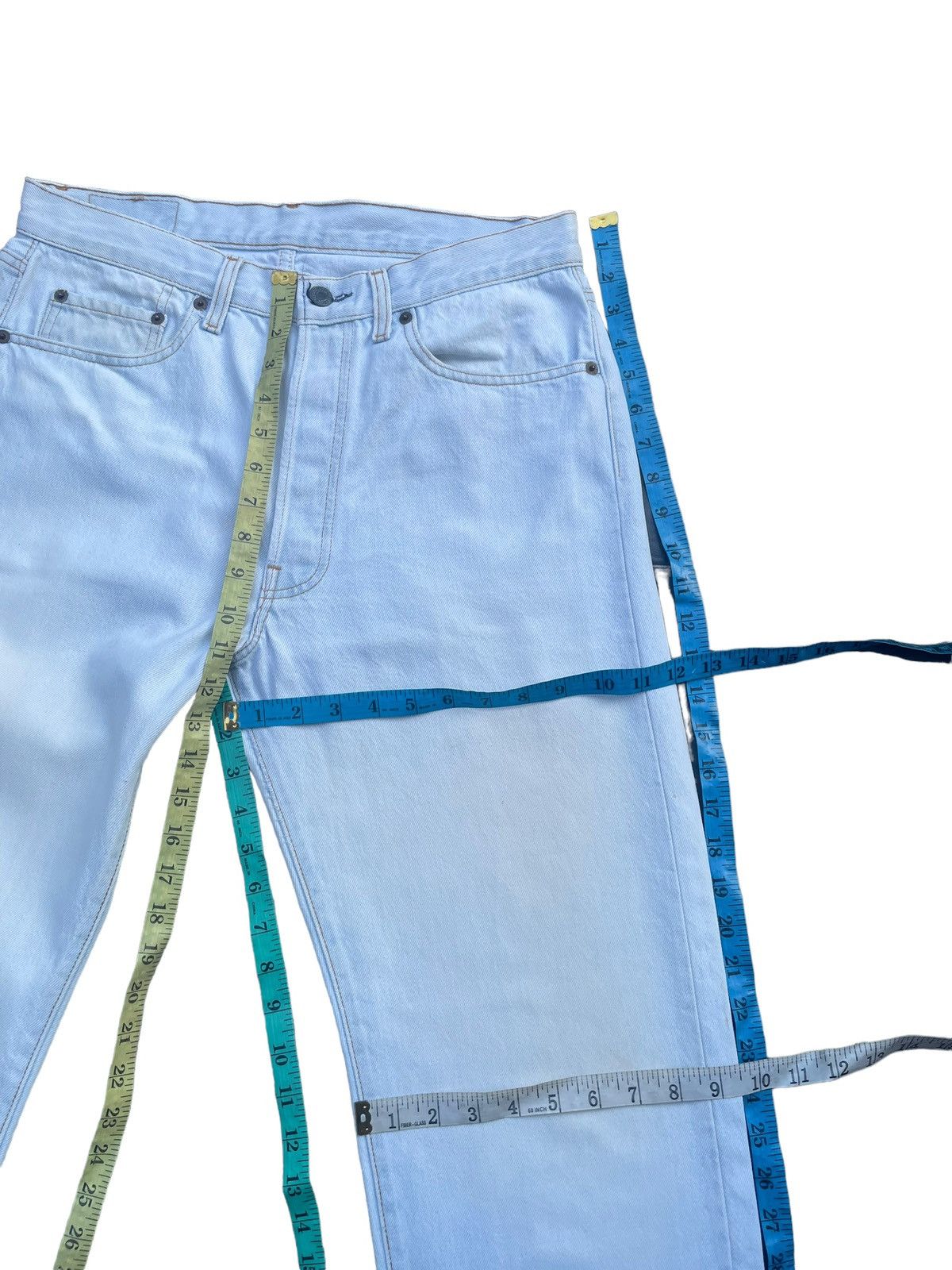Levi's Vintage 1988 Levis 501 XX e Usa Faded Denim Size US 32 / EU 48 - 14 Thumbnail