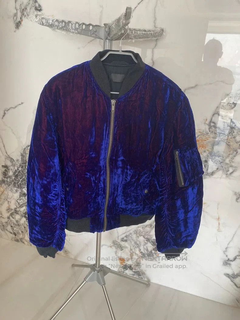 Haider Ackermann Haider Ackermann Bomber Jacket in Purple and Blue. Size US M / EU 48-50 / 2 - 1 Thumbnail