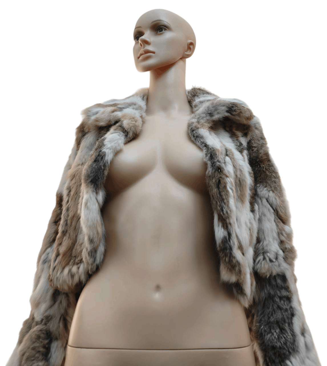 Japanese Brand Organove Japan Rabbit Fur Jacket Size M / US 6-8 / IT 42-44 - 3 Thumbnail