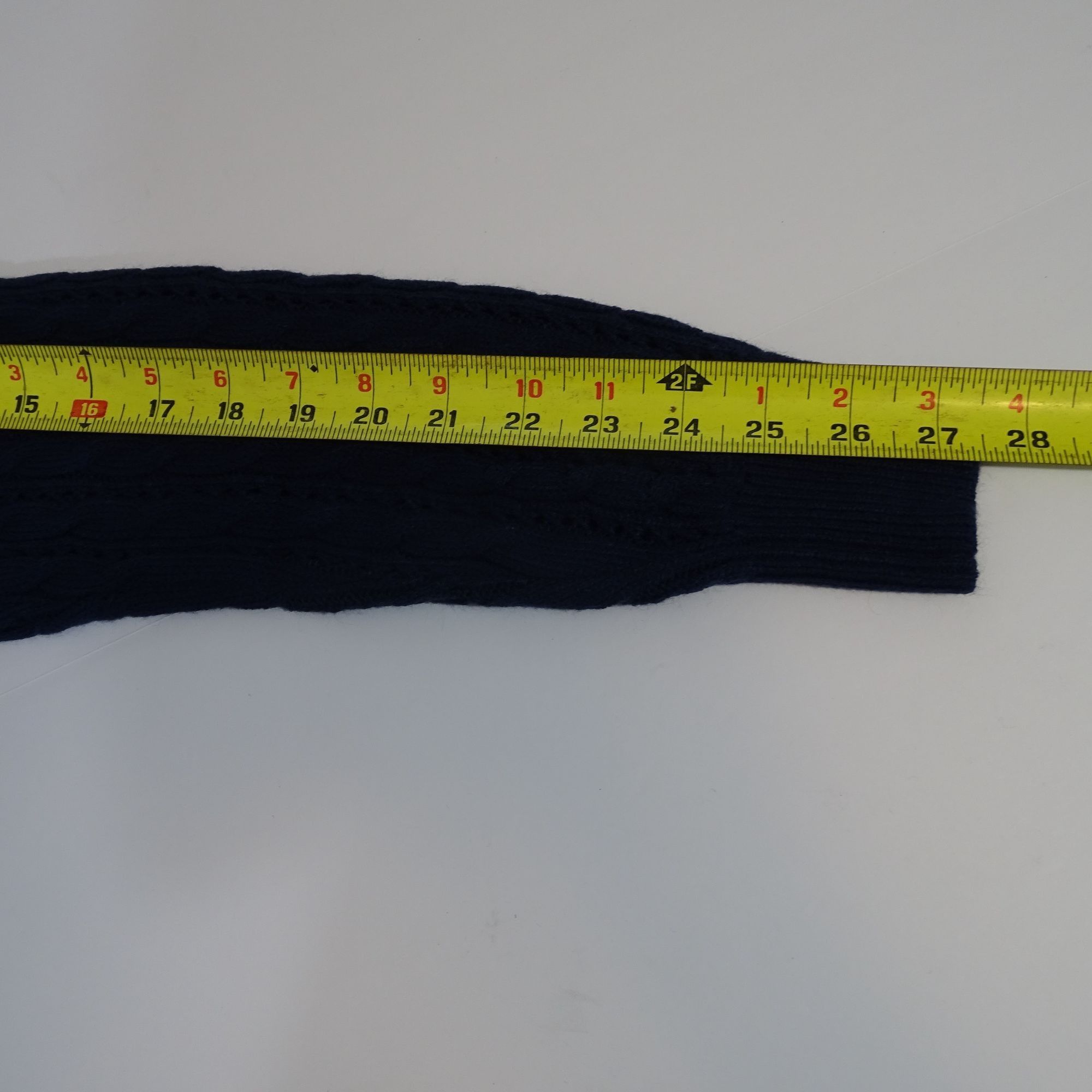 Other Dazy Women Navy Blue Cable Knit Pullover Sweater Size S Size S / US 4 / IT 40 - 10 Thumbnail