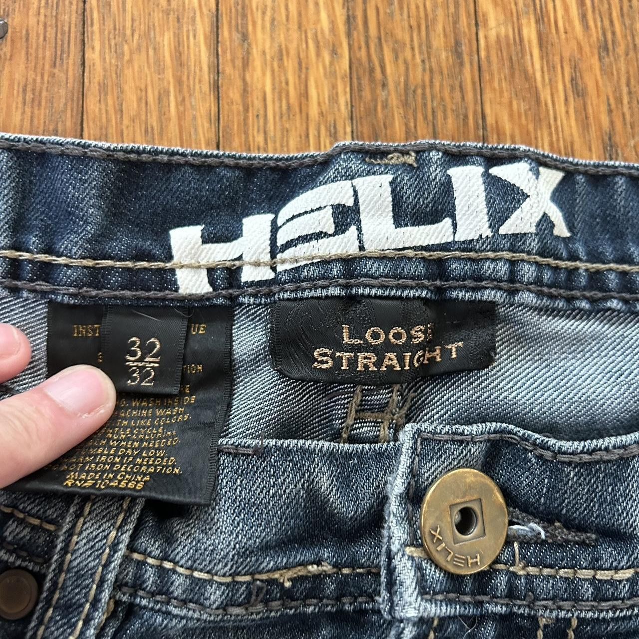 Helix vintage Helix N56 loose straight men’s jeans Size US 32 / EU 48 - 4 Thumbnail
