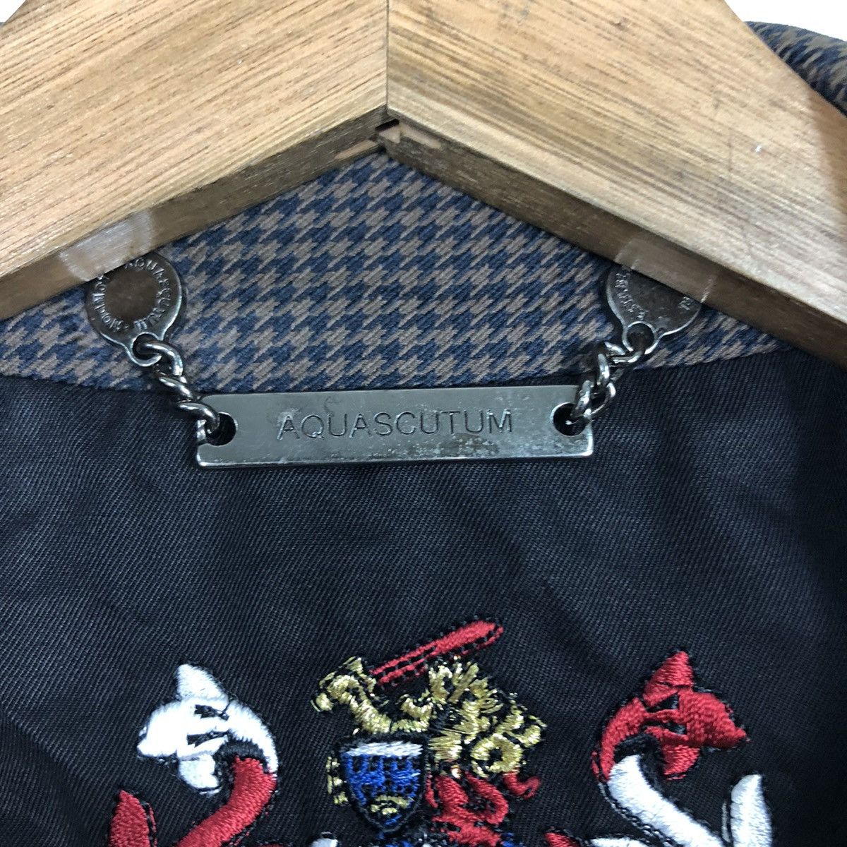 Aquascutum × Vintage 📌Vintage Long Jacket Belted Aquascutum Made in England Size US M / EU 48-50 / 2 - 18 Thumbnail