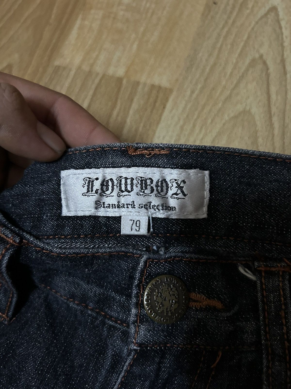 Designer × If Six Was Nine × LOWBOX 💥 RARE LOW BOX 2002 JEANS Size US 30 / EU 46 - 7 Thumbnail