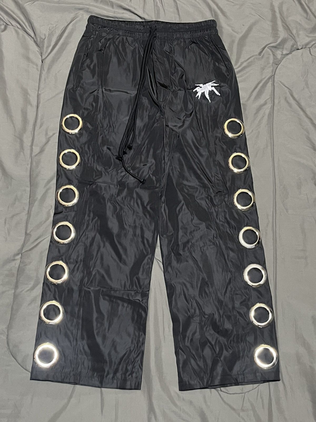 Other Black WorkingOnEscaping Track Pants Size US 32 / EU 48 - 1 Thumbnail