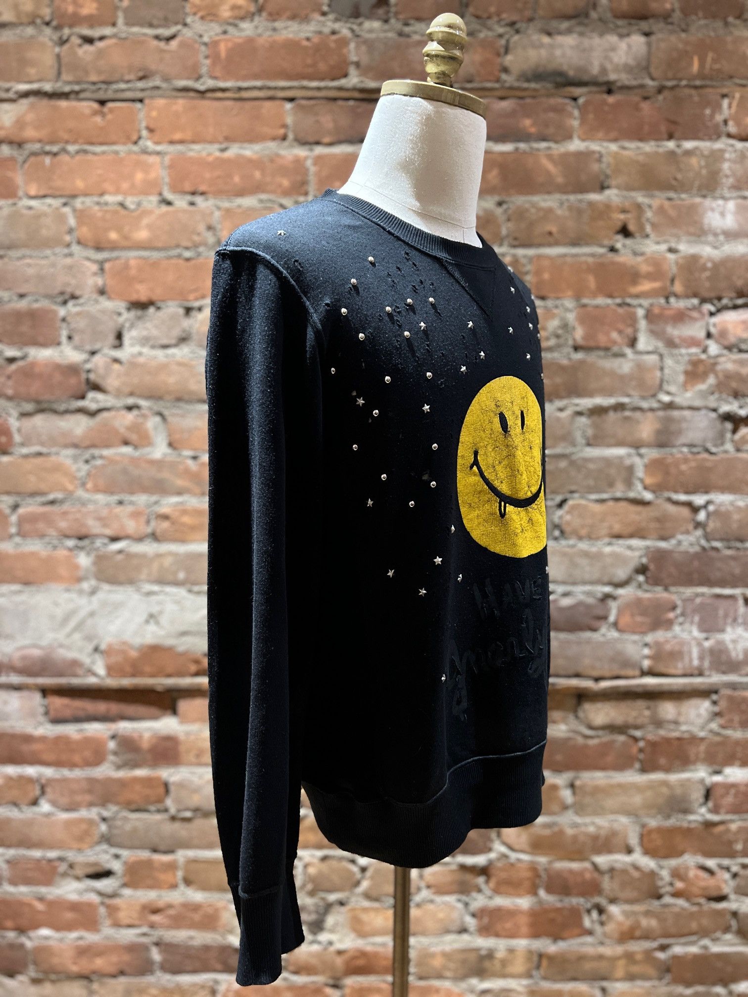 Coach Coach 1941 Embellished “Have a Groovy Day” Smiley Sweater Size US M / EU 48-50 / 2 - 6 Thumbnail
