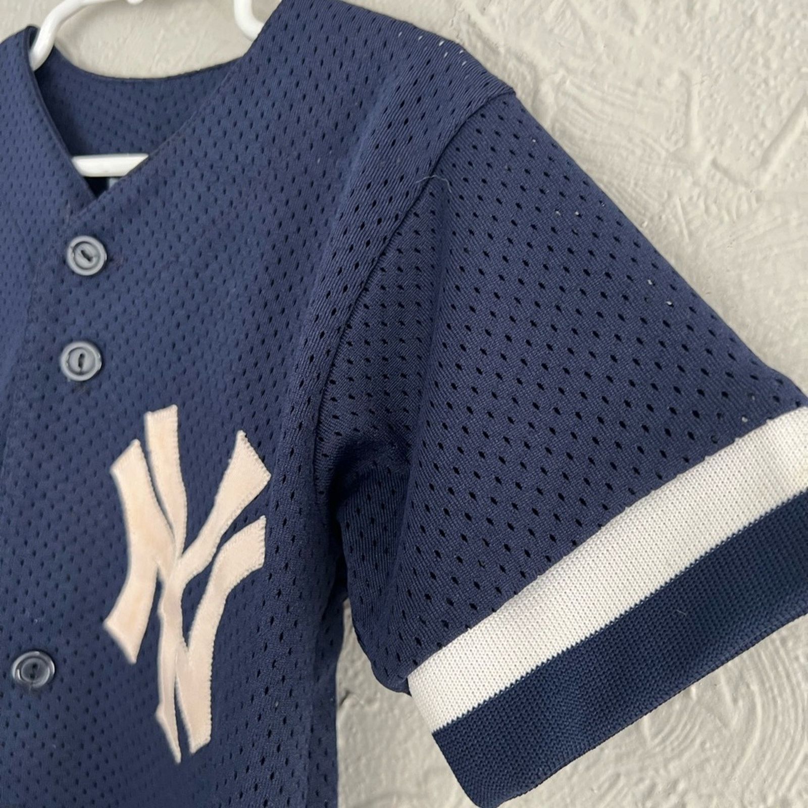 Majestic VINTAGE MAJESTIC NEW YORK YANKEES GIRLS JERSEY #10 HANNA Size XXS / US 00 / IT 34 - 3 Thumbnail