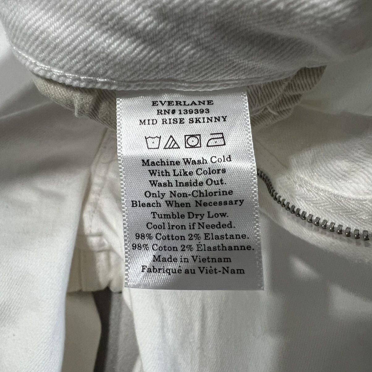 Everlane Mid Rise Skinny Jean Size 32" / US 10 / IT 46 - 10 Thumbnail