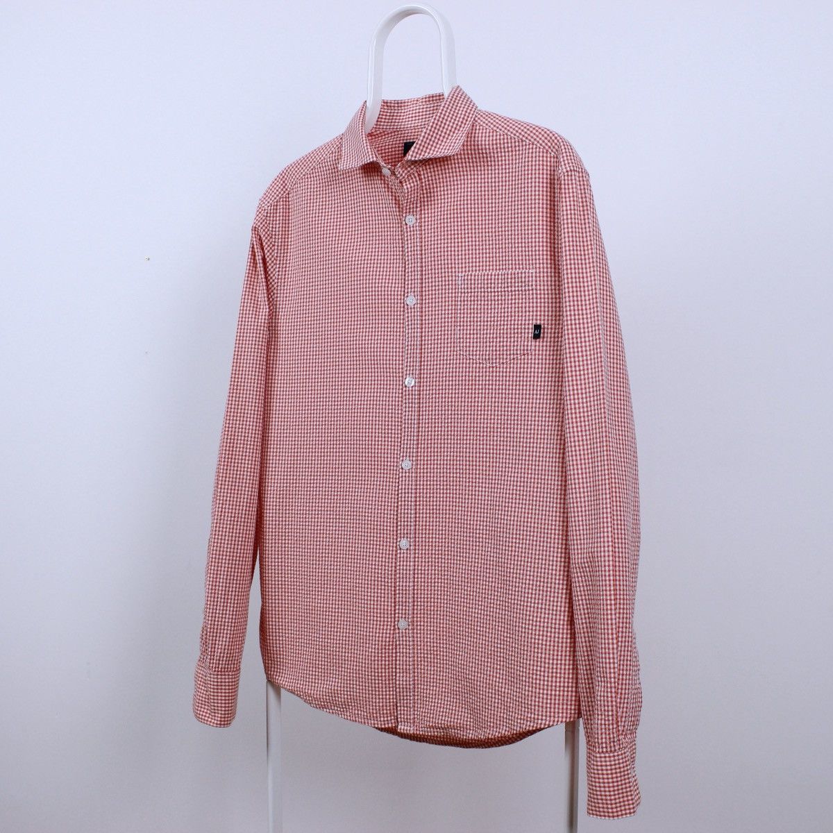 Armani Armani Jeans Custom Fit Long Sleeve Shirt Size US L / EU 52-54 / 3 - 2 Thumbnail