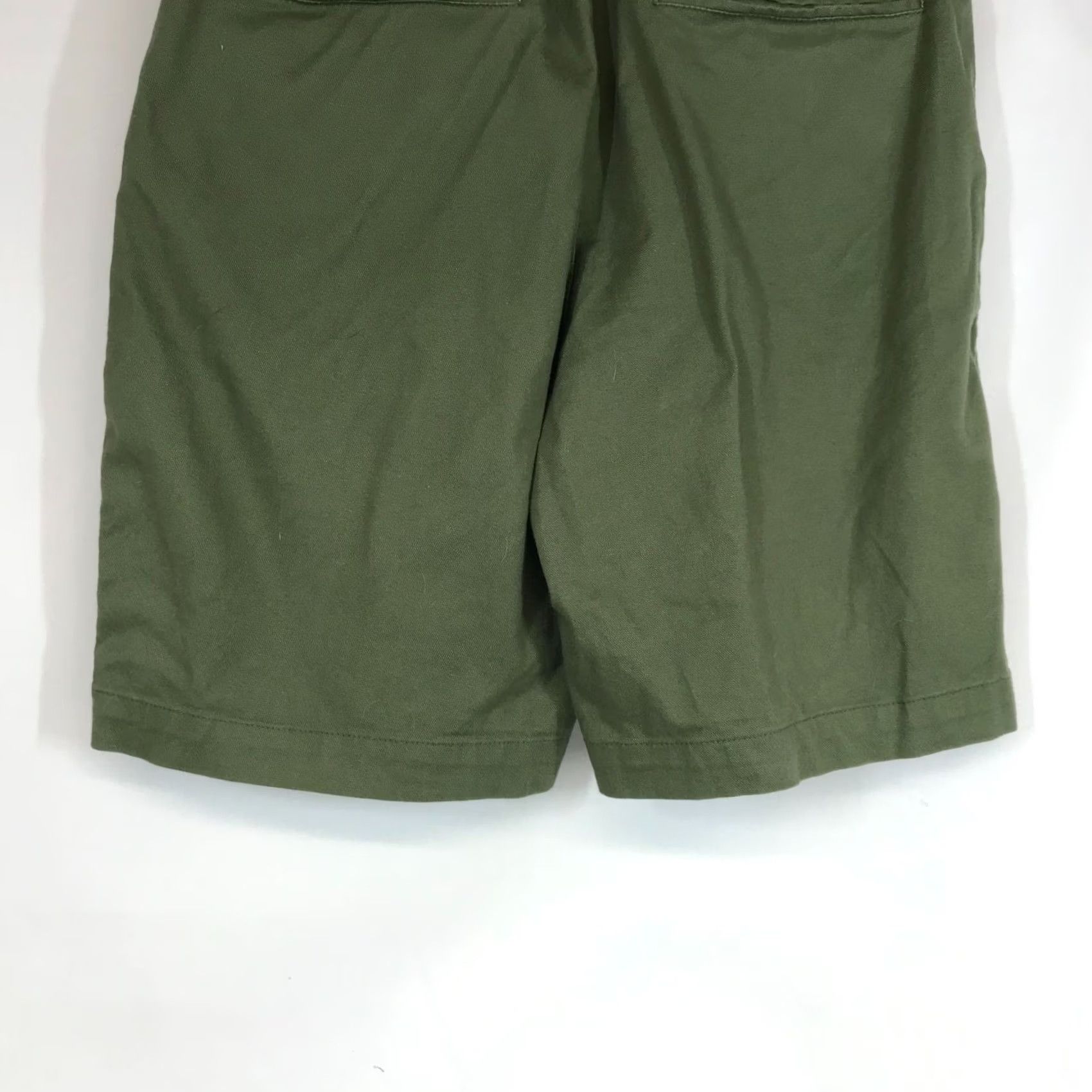 Wildfang WILDFANG Shorts Womens XS Green Cotton Blend Drawstring Waist Size 26" / US 2 / IT 38 - 6 Thumbnail
