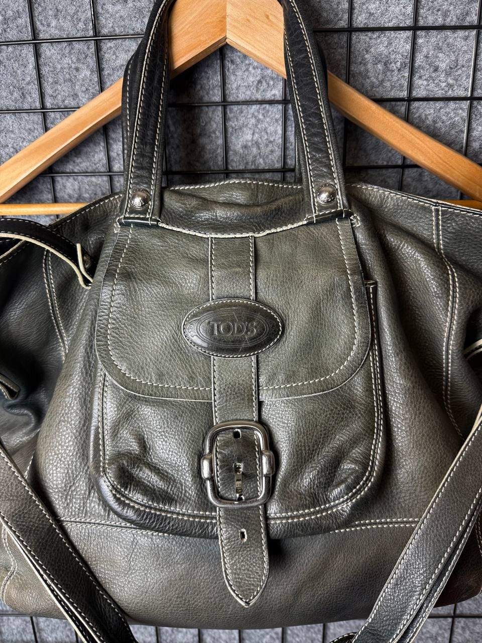 Tod's Tods Leather Tote Bags Swamp One size Size ONE SIZE - 5 Thumbnail