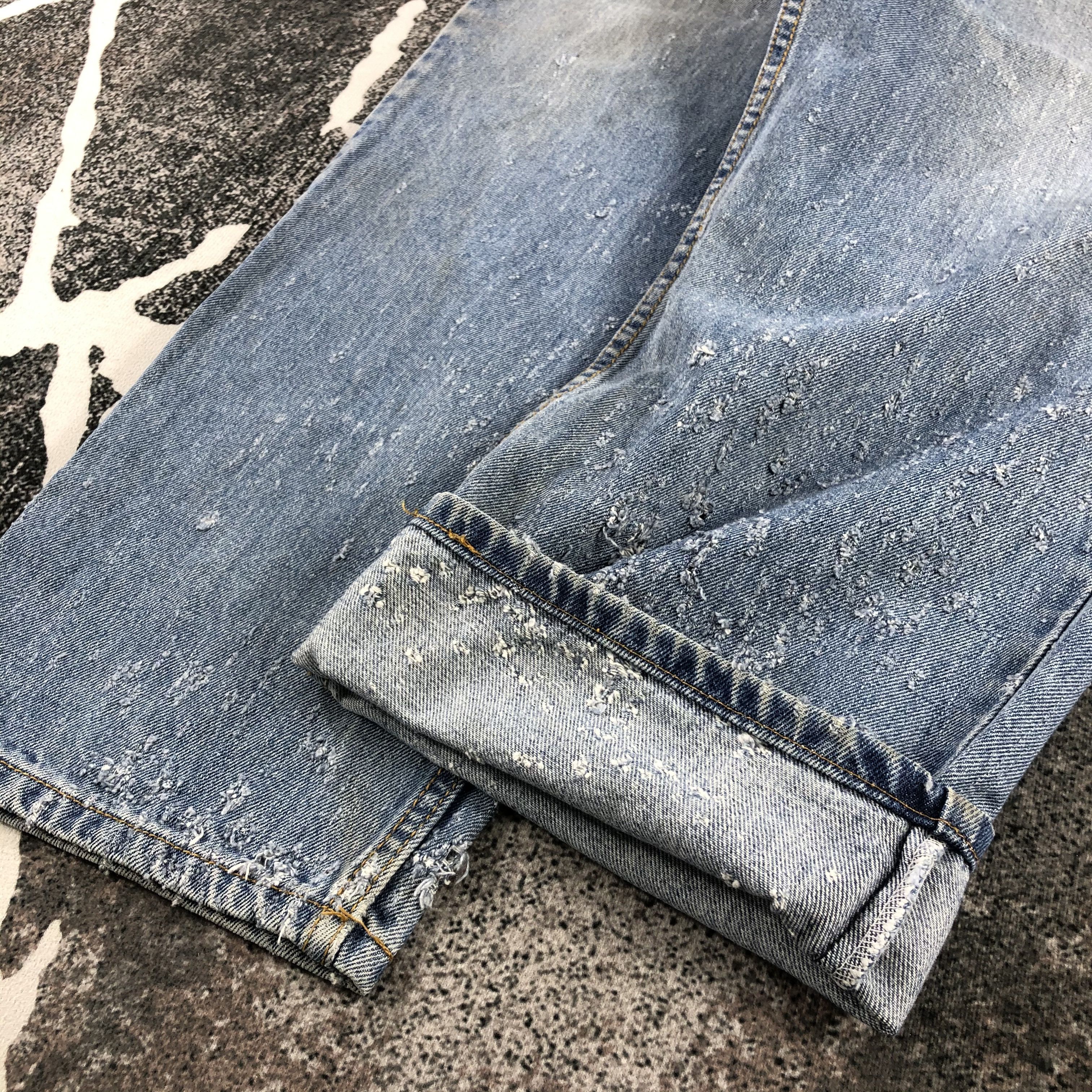 Levi's Vintage Levis 550 Jeans Relaxed Fit Denim KJ1023 Size US 36 / EU 52 - 7 Thumbnail