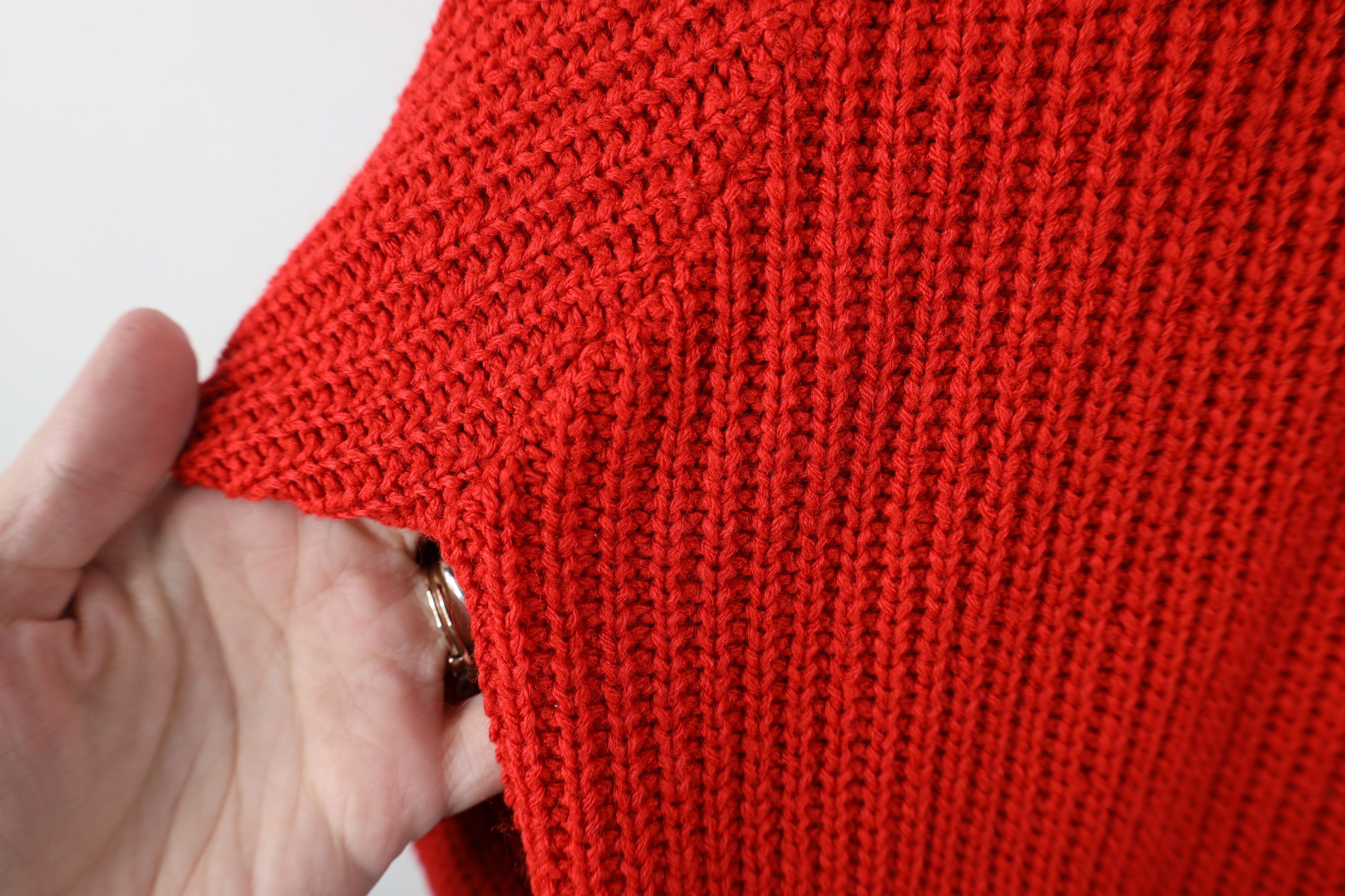 Vintage Vintage 90s Streetwear Chunky Ribbed Knit Crewneck Sweater Size US XXL / EU 58 / 5 - 6 Thumbnail