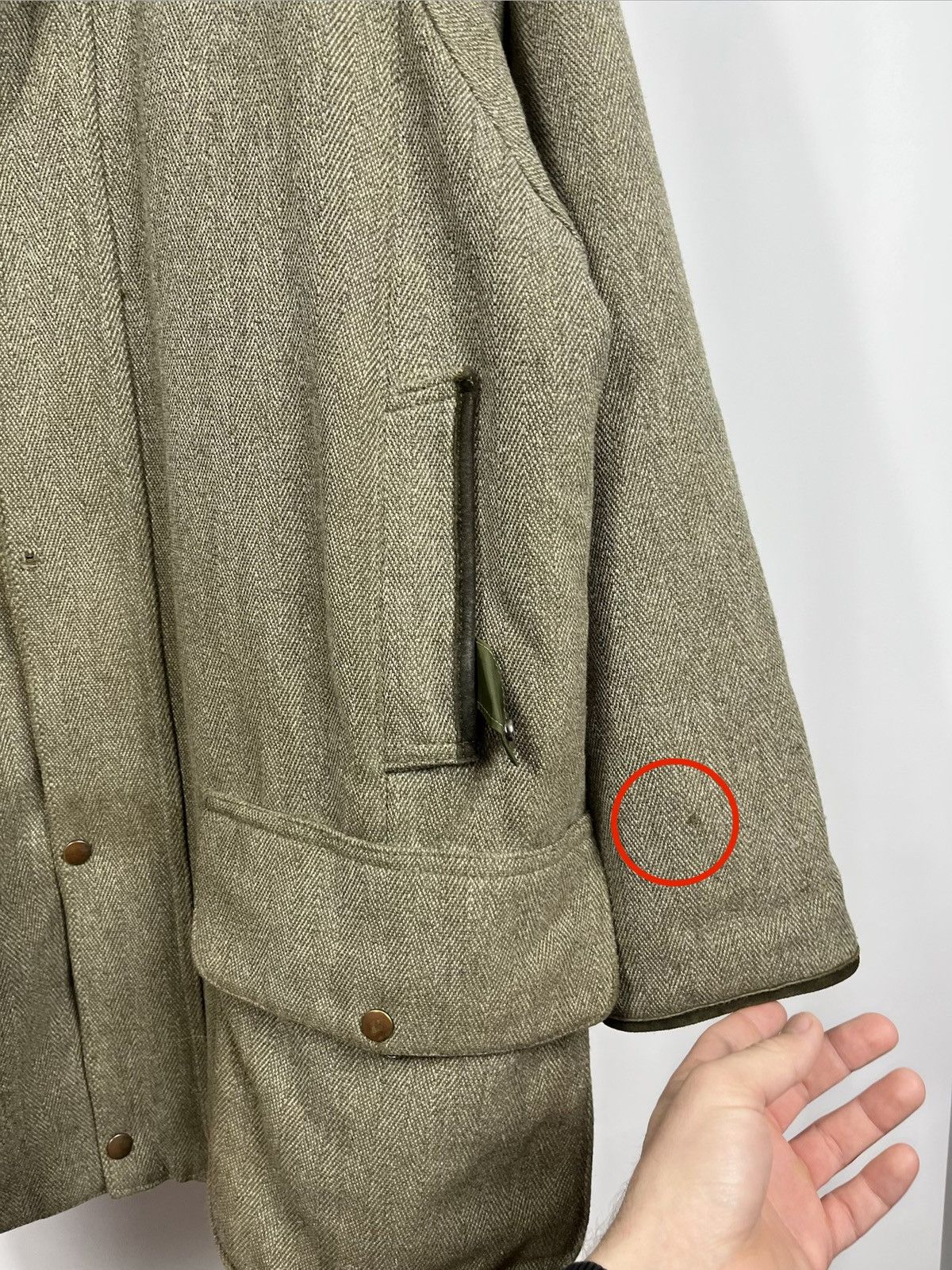 Other Milair British Millerain Tweed Wool Jacket Hunting Coat Size US L / EU 52-54 / 3 - 7 Thumbnail
