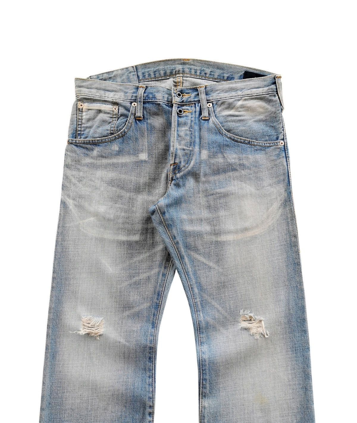 Global Work Crashed Skinny Denim Size US 31 - 3 Thumbnail