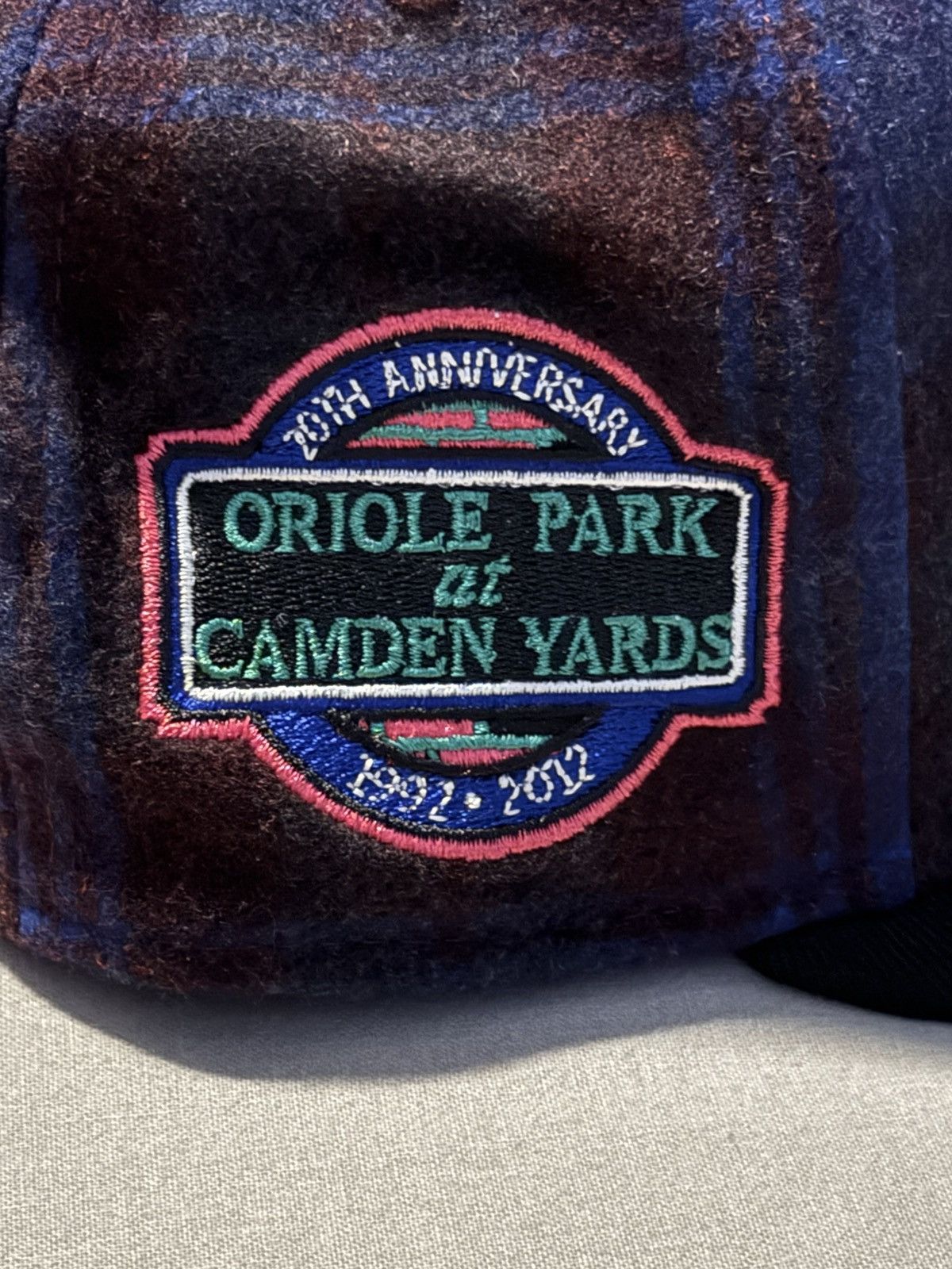 New Era Baltimore Orioles New Era 59Fifty Mascot Plaid Fitted Hat DS Size ONE SIZE - 4 Thumbnail