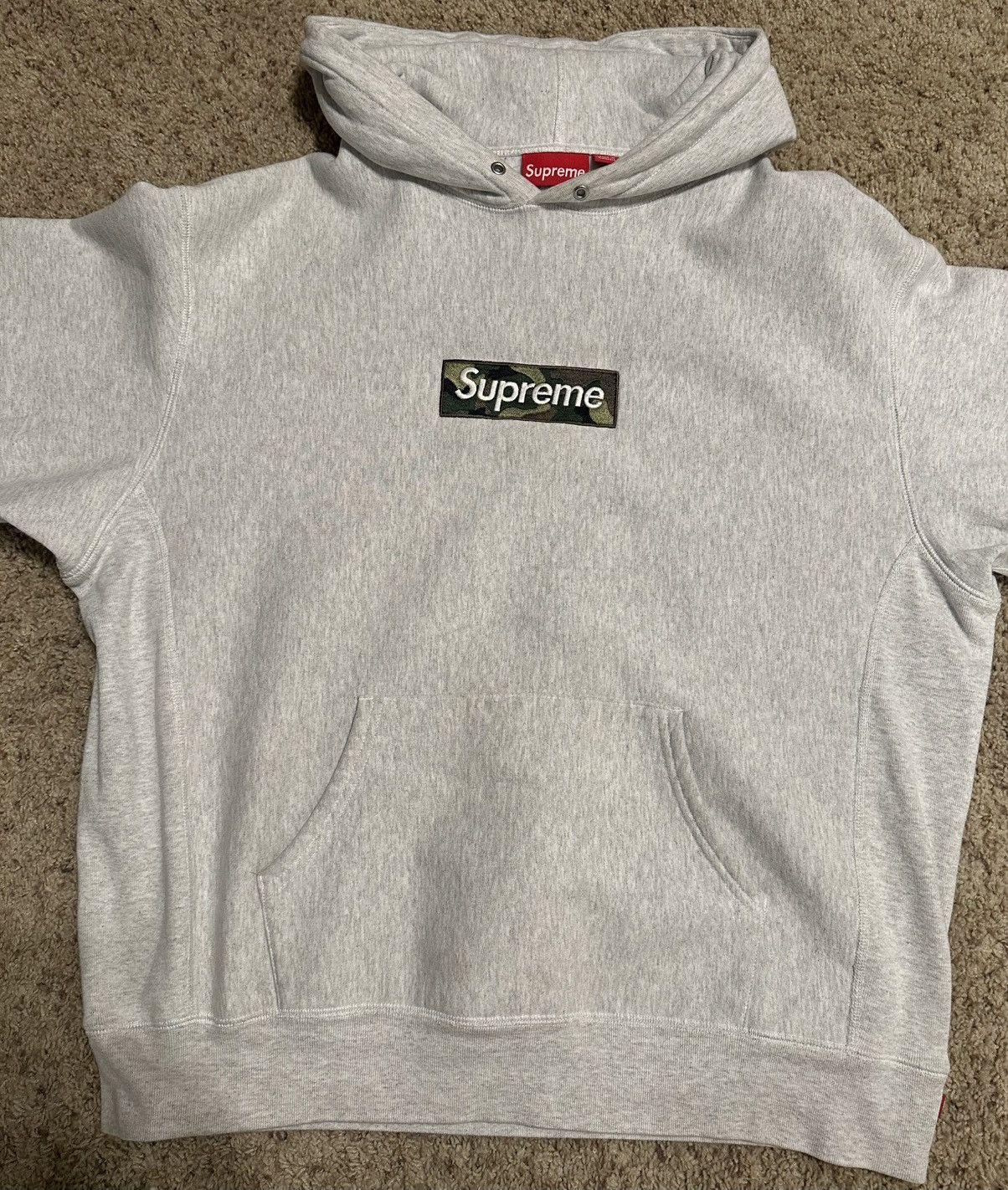 Supreme SUPREME FW23 CAMO BOX LOGO HOODED SWEATSHIRT SIZE LARGE Size US L / EU 52-54 / 3 - 2 Thumbnail